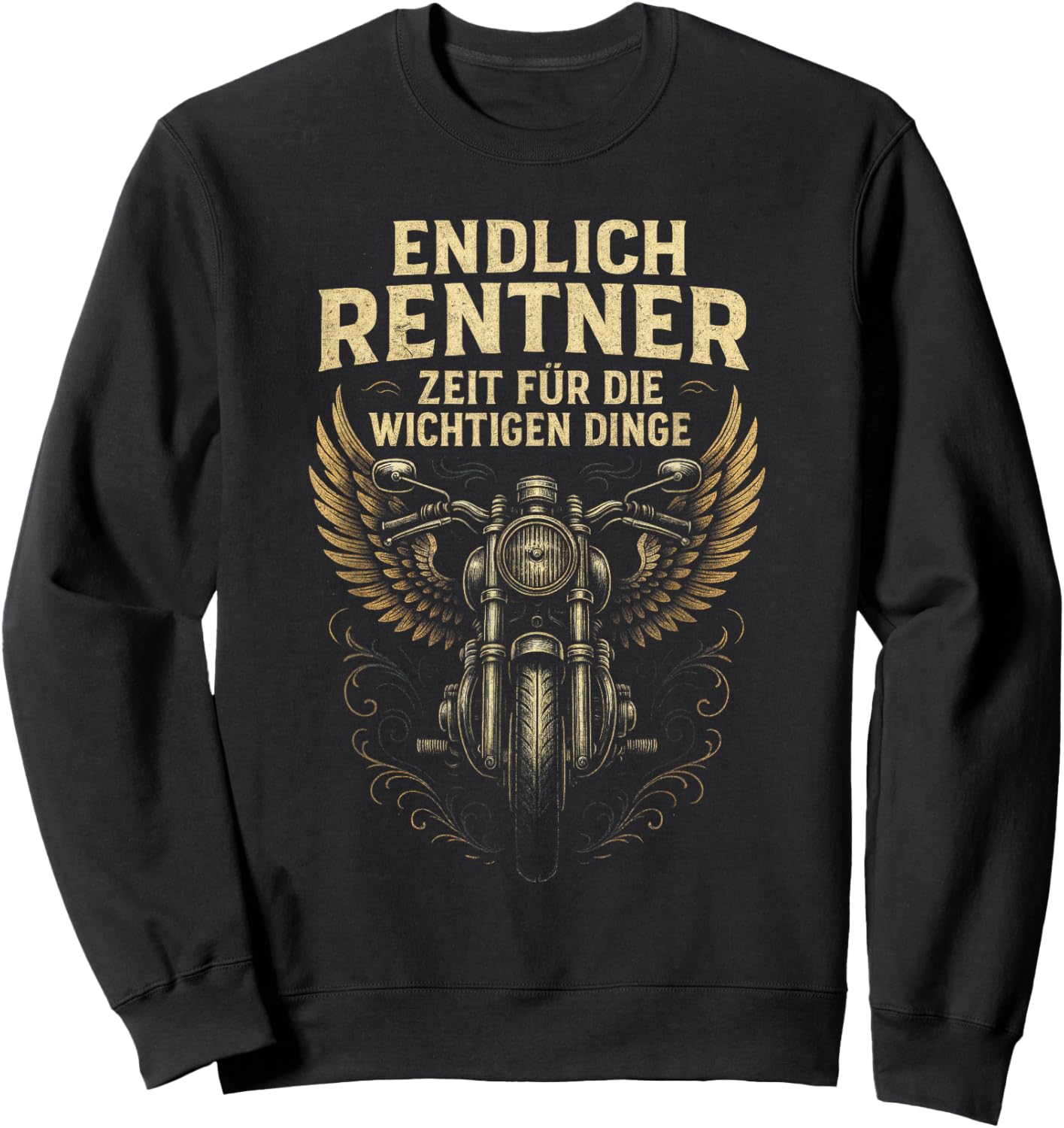 Endlich Rentner – Zeit Für Die Wichtigen Sweatshirt - Sweatshirt | Black