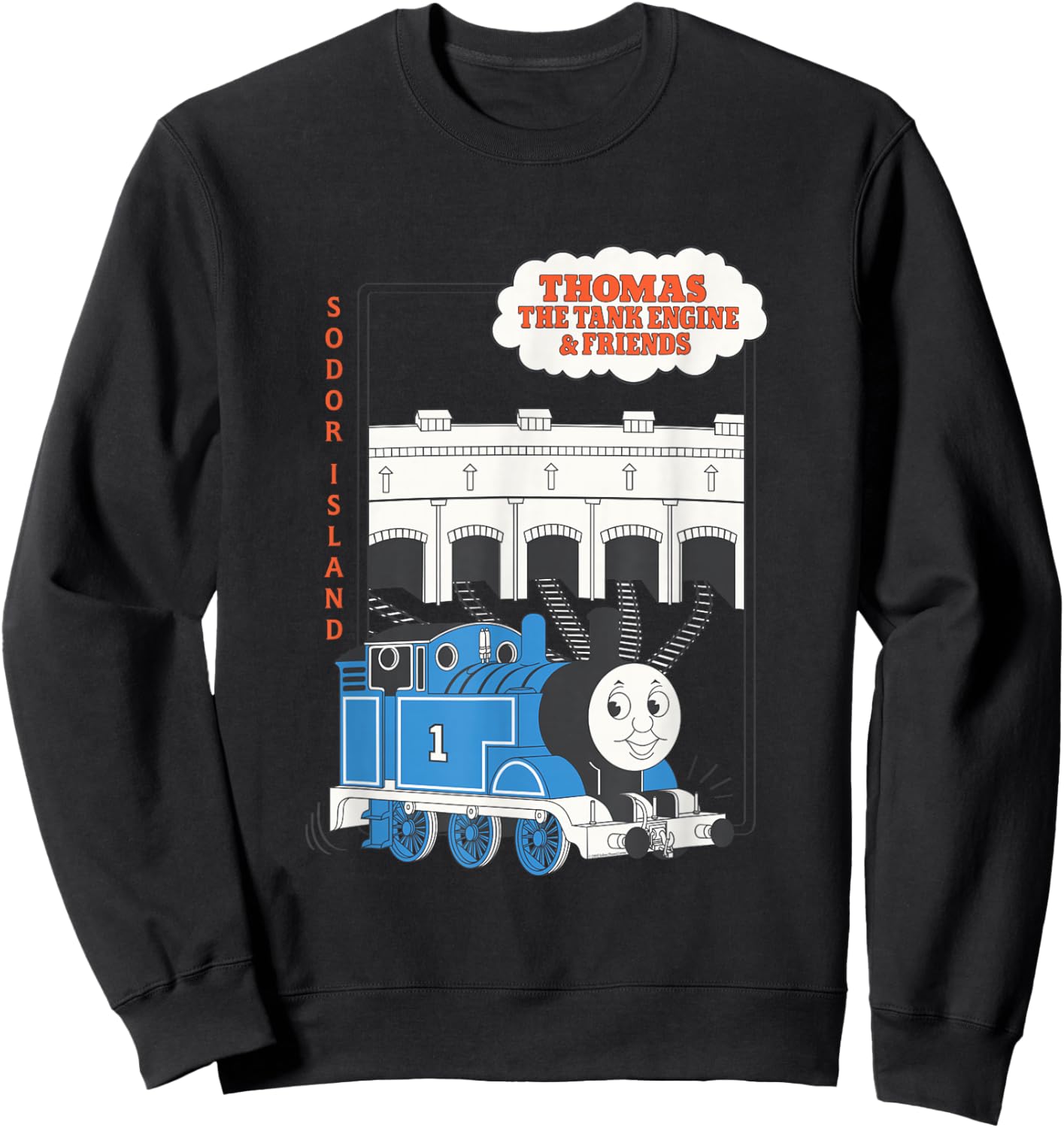 Thomas & Friends Sodor Island Sweatshirt - Sweatshirt | Black