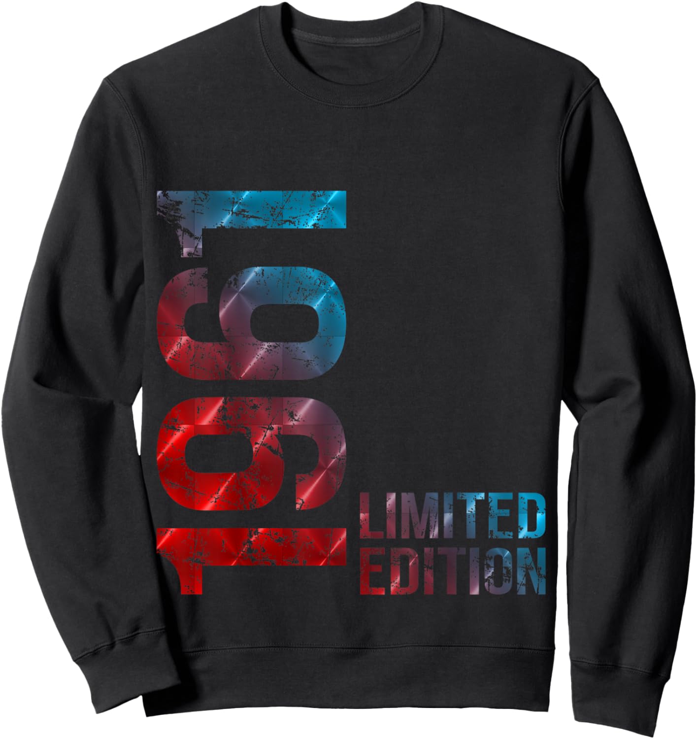 65th Birthday Man Woman 65 Years 1961 Sweatshirt - Sweatshirt | Black