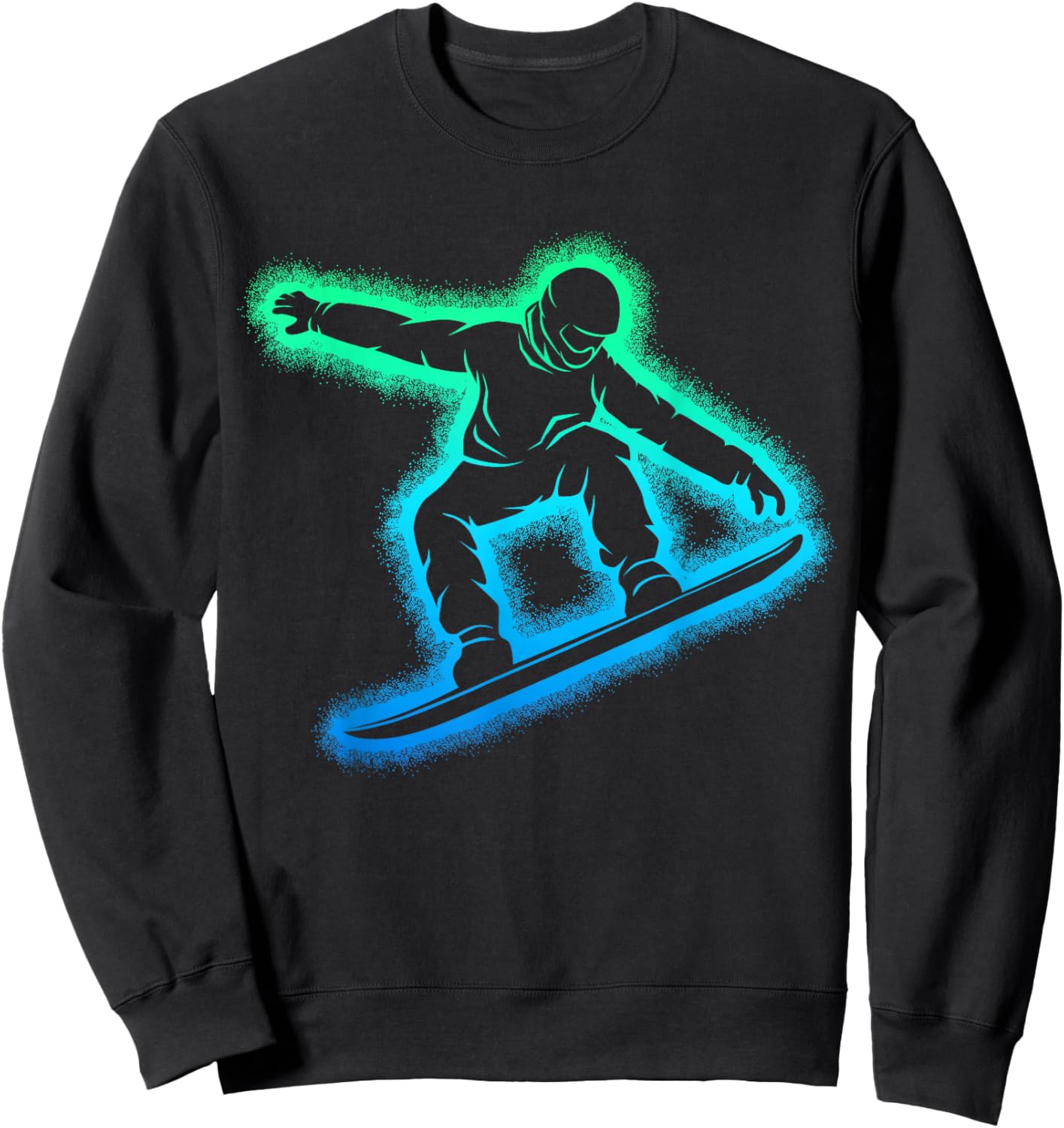 Snowboard Snowboarder Snowboarding Boys Children Men Sweatshirt - Sweatshirt | Black