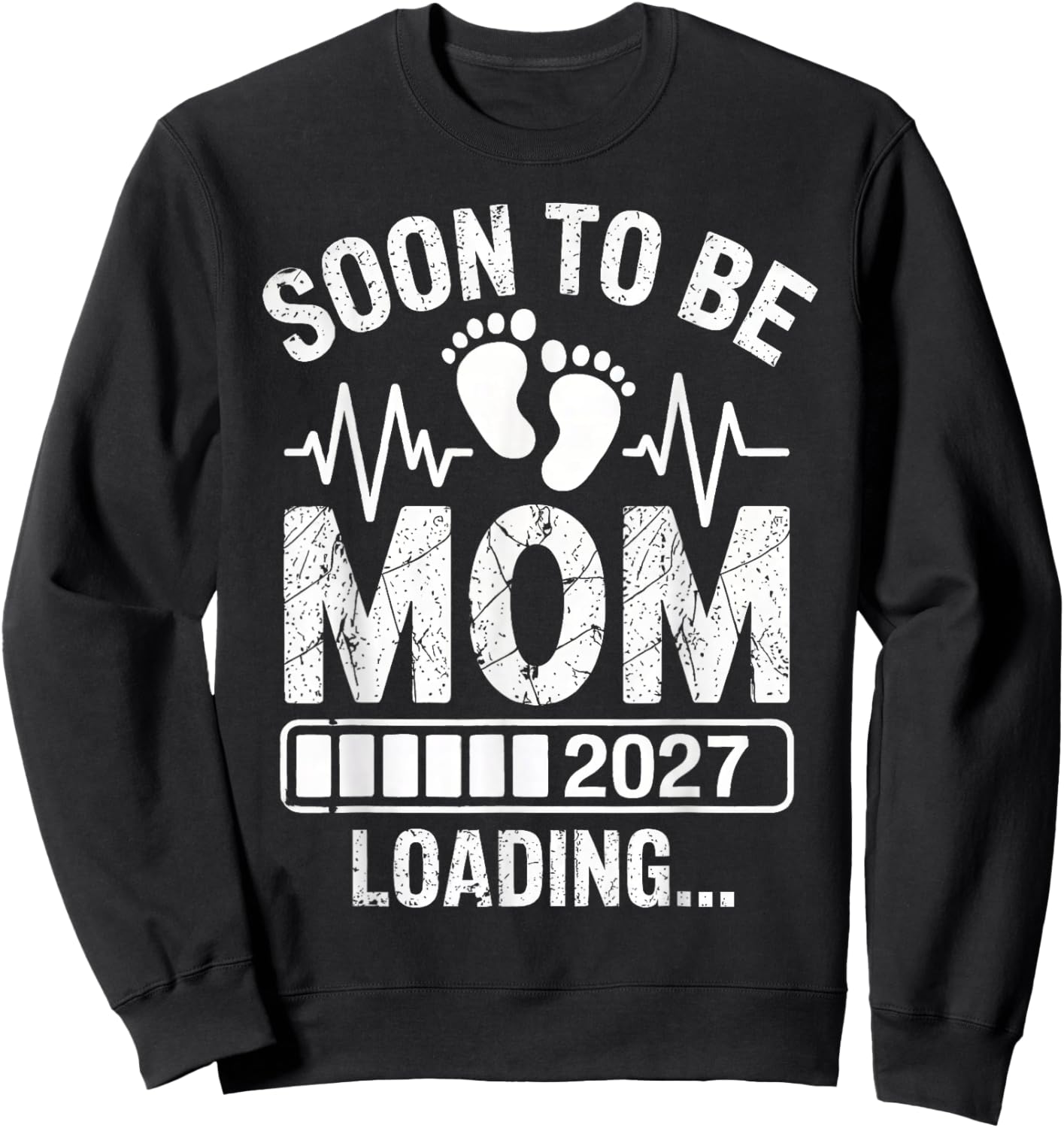 Soon to Be Mommy Est 2027 New Mom New Mama Sweatshirt - Sweatshirt | Black