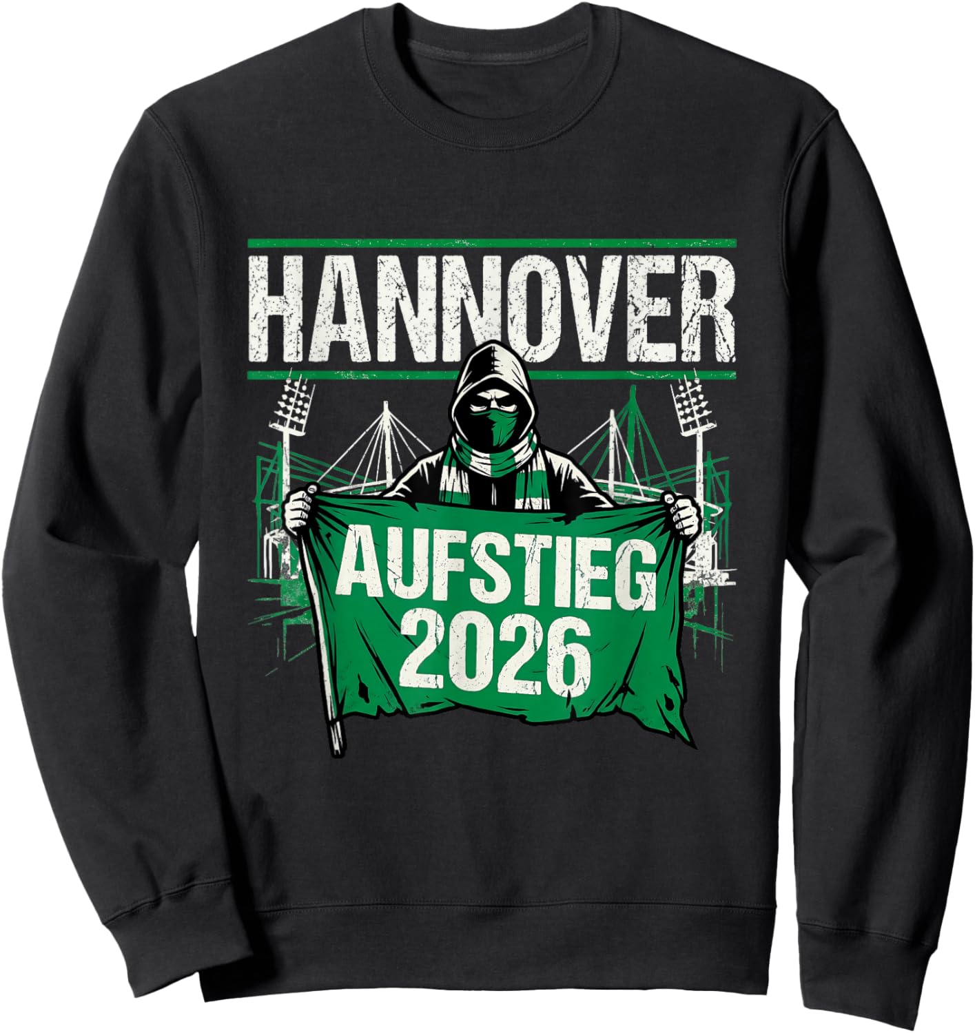 Hannover Aufstieg 2026, Aufsteiger Fußball Sweatshirt - Sweatshirt | Black