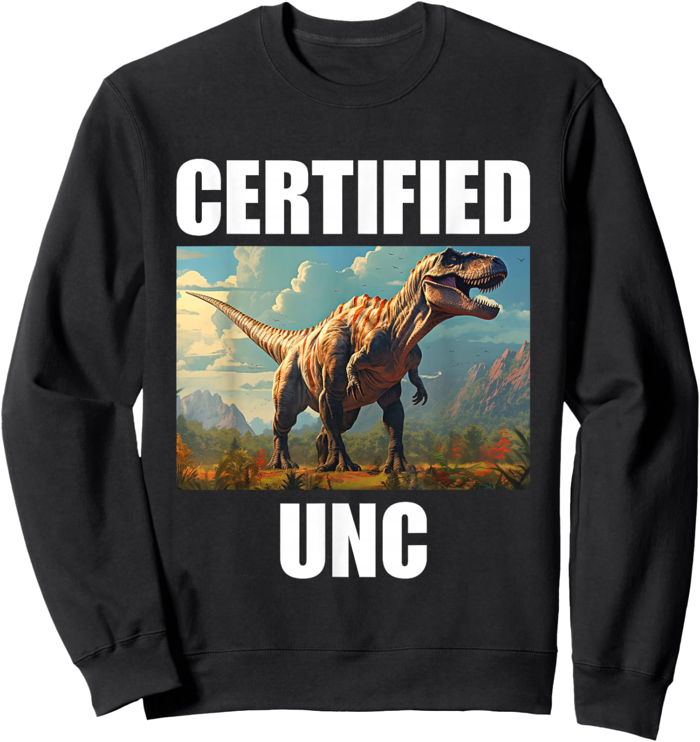 UNC Meme Sweatshirt - Sweatshirt | Black