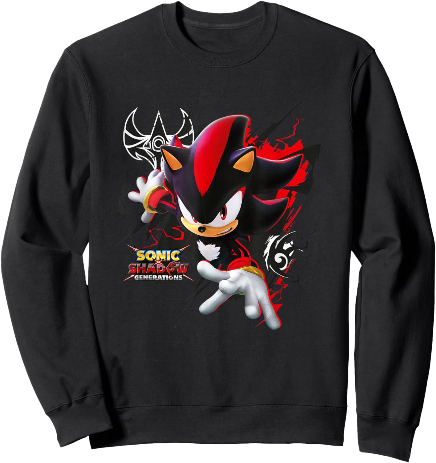 Sonic The Hedgehog, Sonic X Shadow Generations - Unleashed Sweatshirt - Sweatshirt | Black