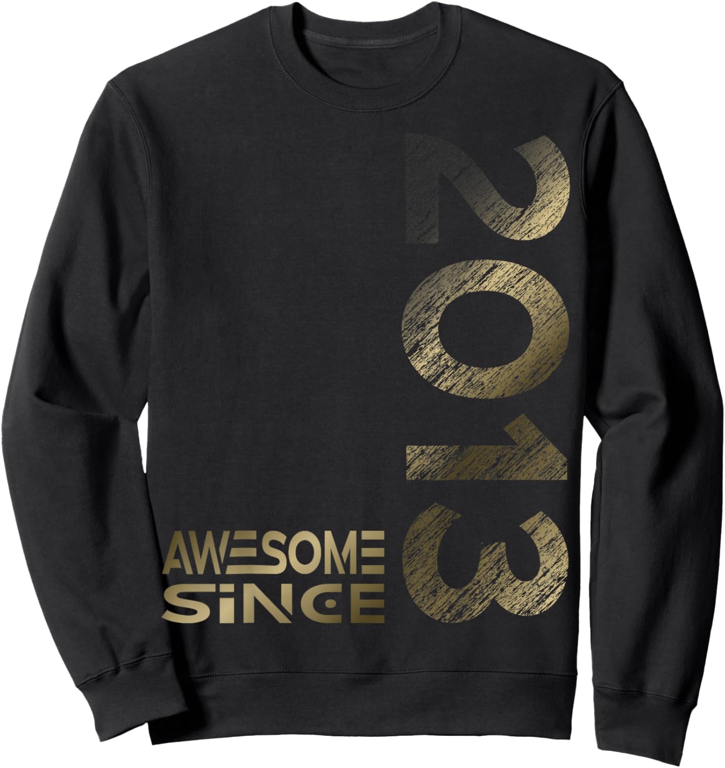 Awesome since 2013 13th Birthday Sweatshirt - Sweatshirt | Black