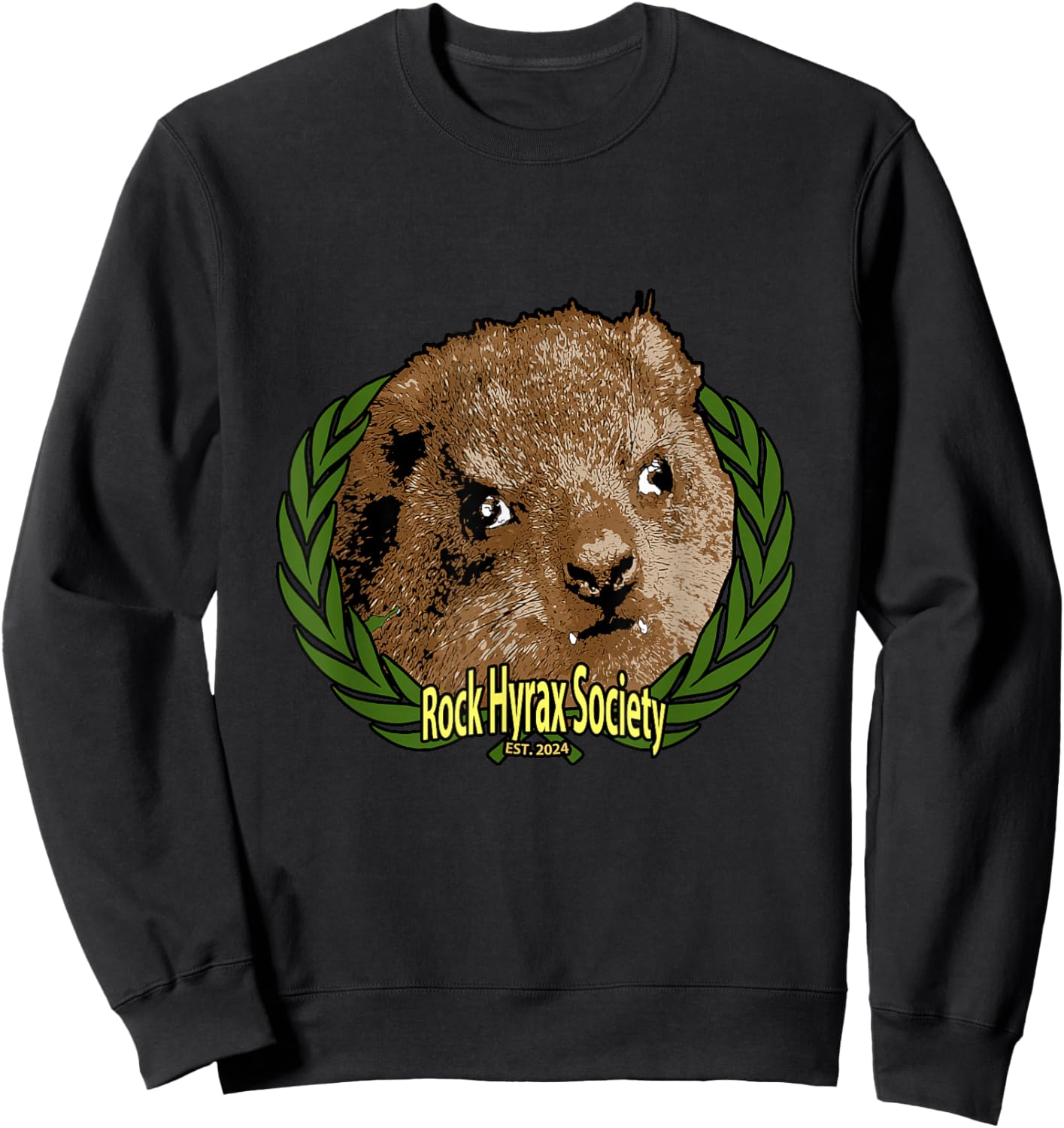 Rock Hyrax Society Sweatshirt - Sweatshirt | Black