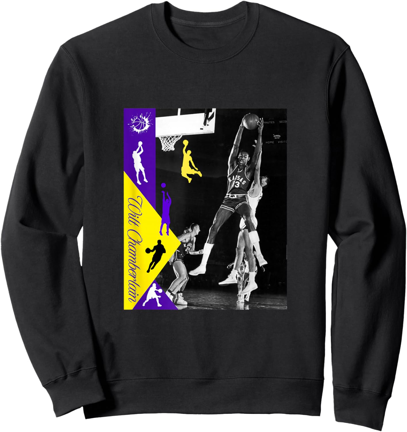 Great Moment Store Kids Black NBA Cartoon Sweatshirt - Sweatshirt | Black