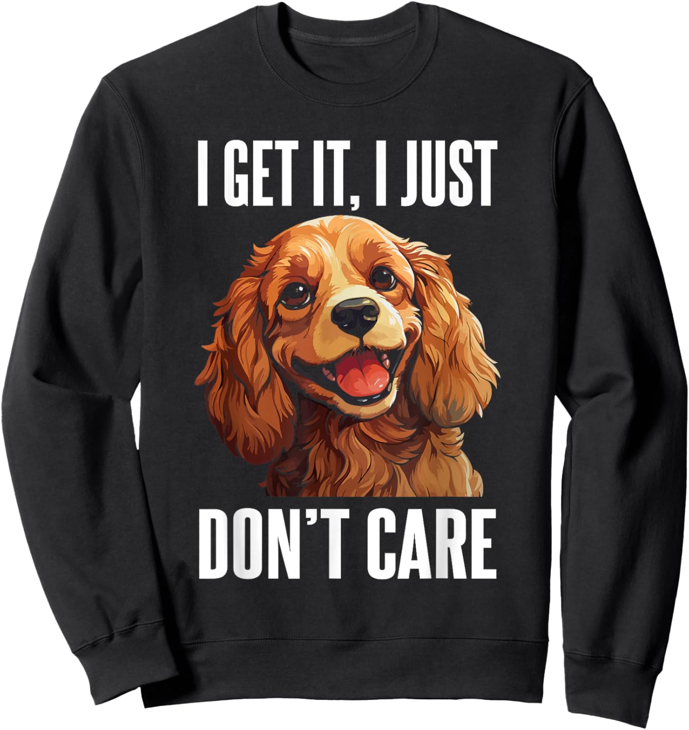 Dog Trainer Cocker Spaniel Sweatshirt - Sweatshirt | Black