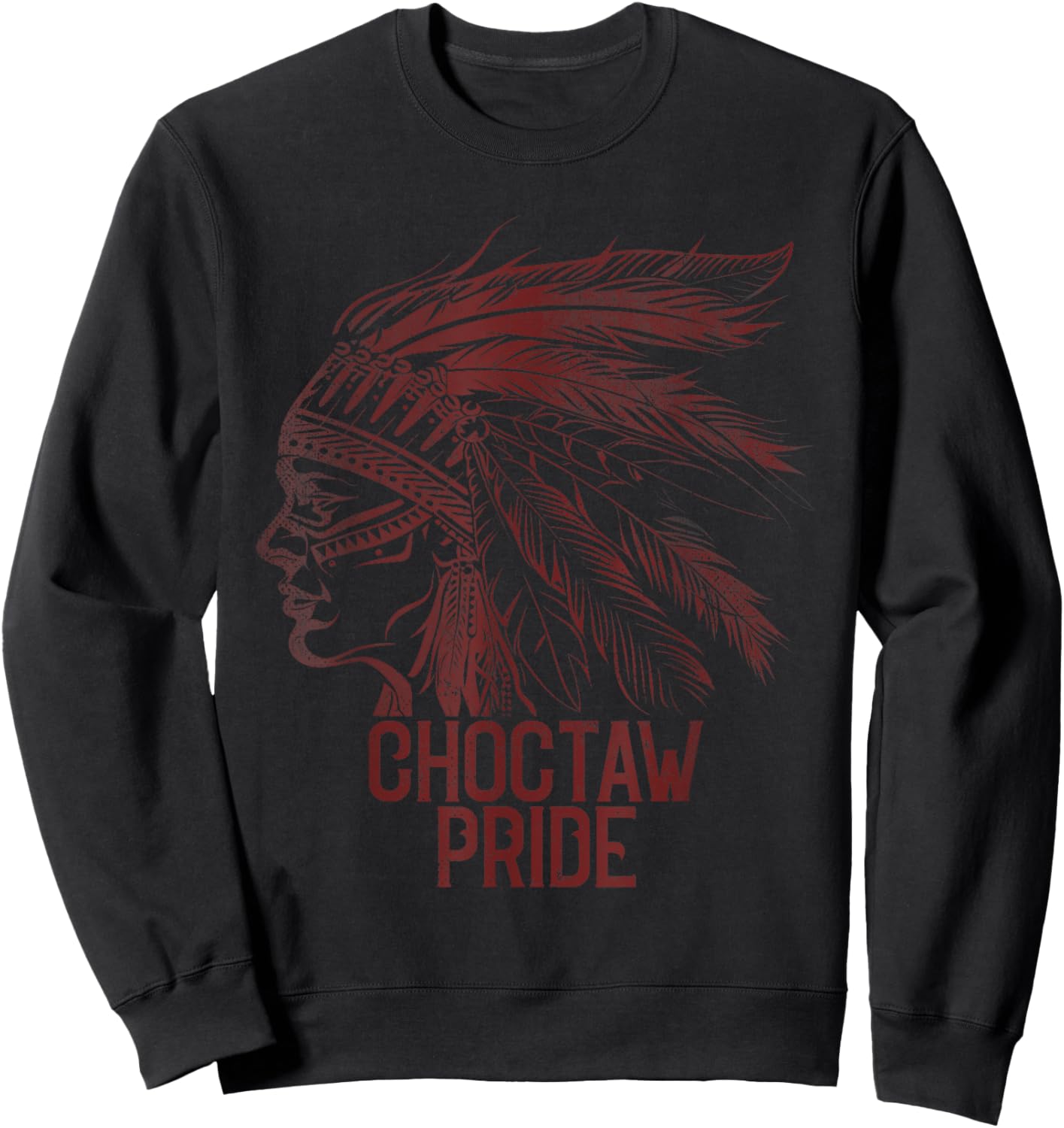 choctaw Oklahoma OK | Pride Native American Sweatshirt - Sweatshirt | Black