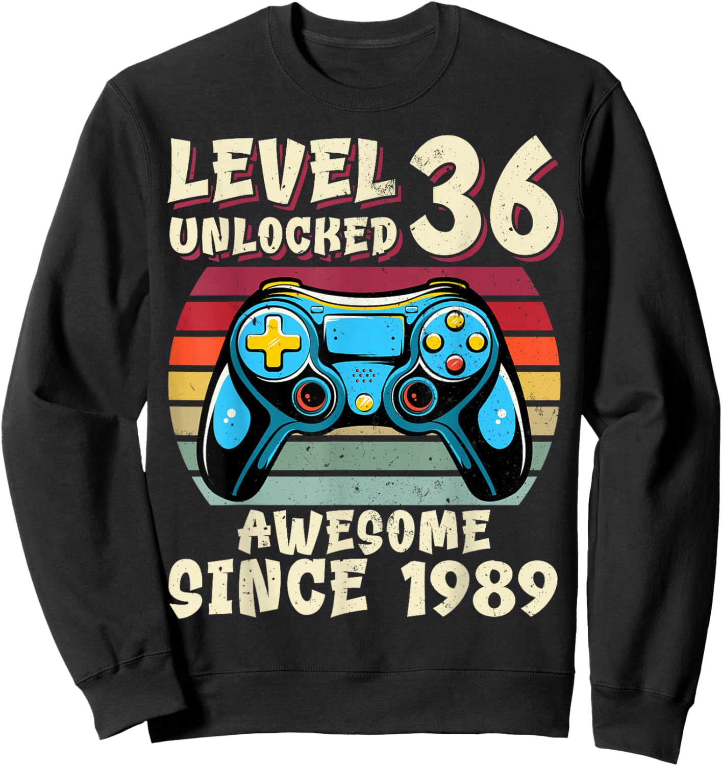 36th Birthday Decoration Men 36yrs 36 Years Old Birthday Sweatshirt - Sweatshirt | Black