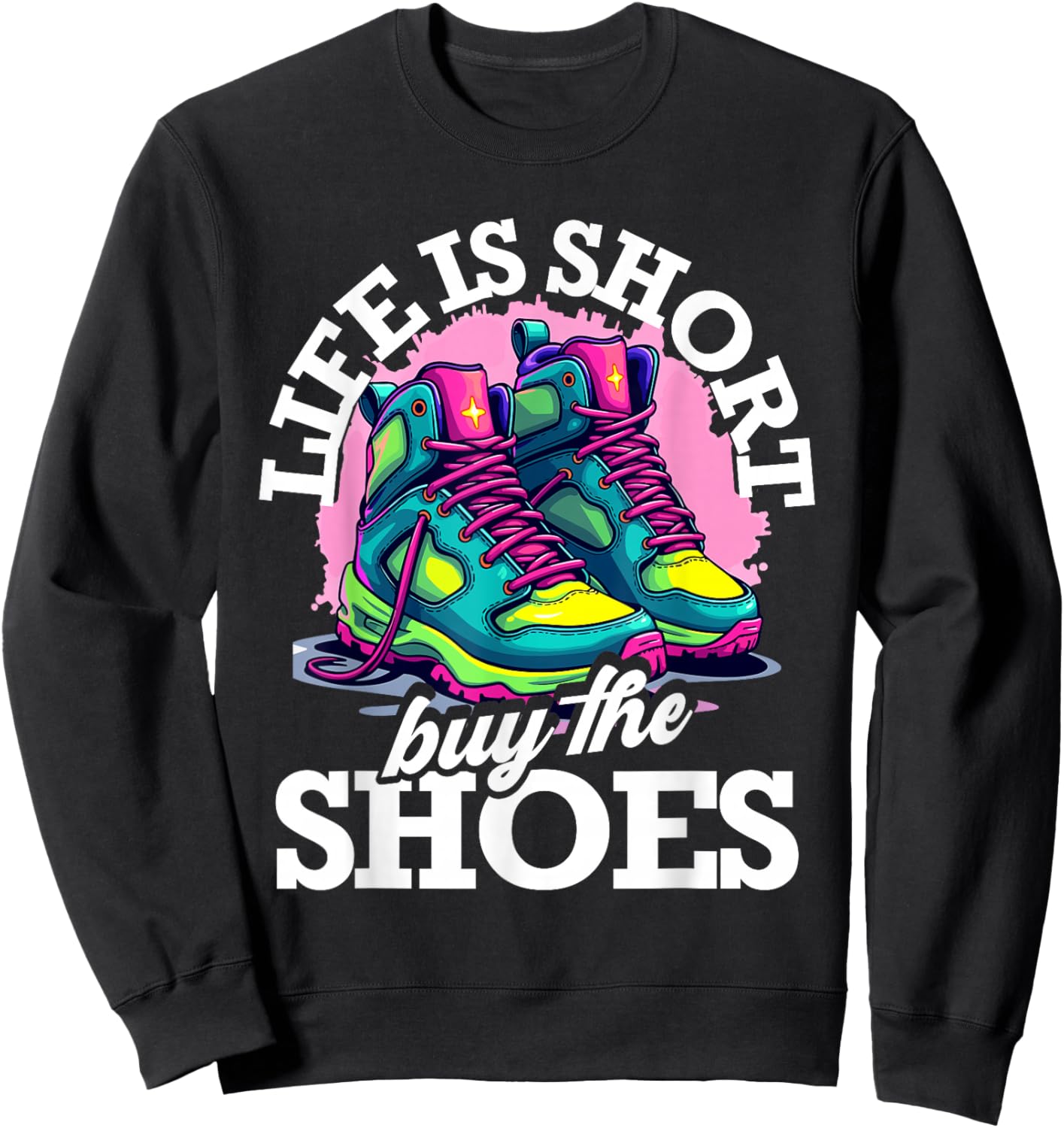 Shoe Collector Dreams Sneakers Shoe Release Women Men Sweatshirt - Sweatshirt | Black