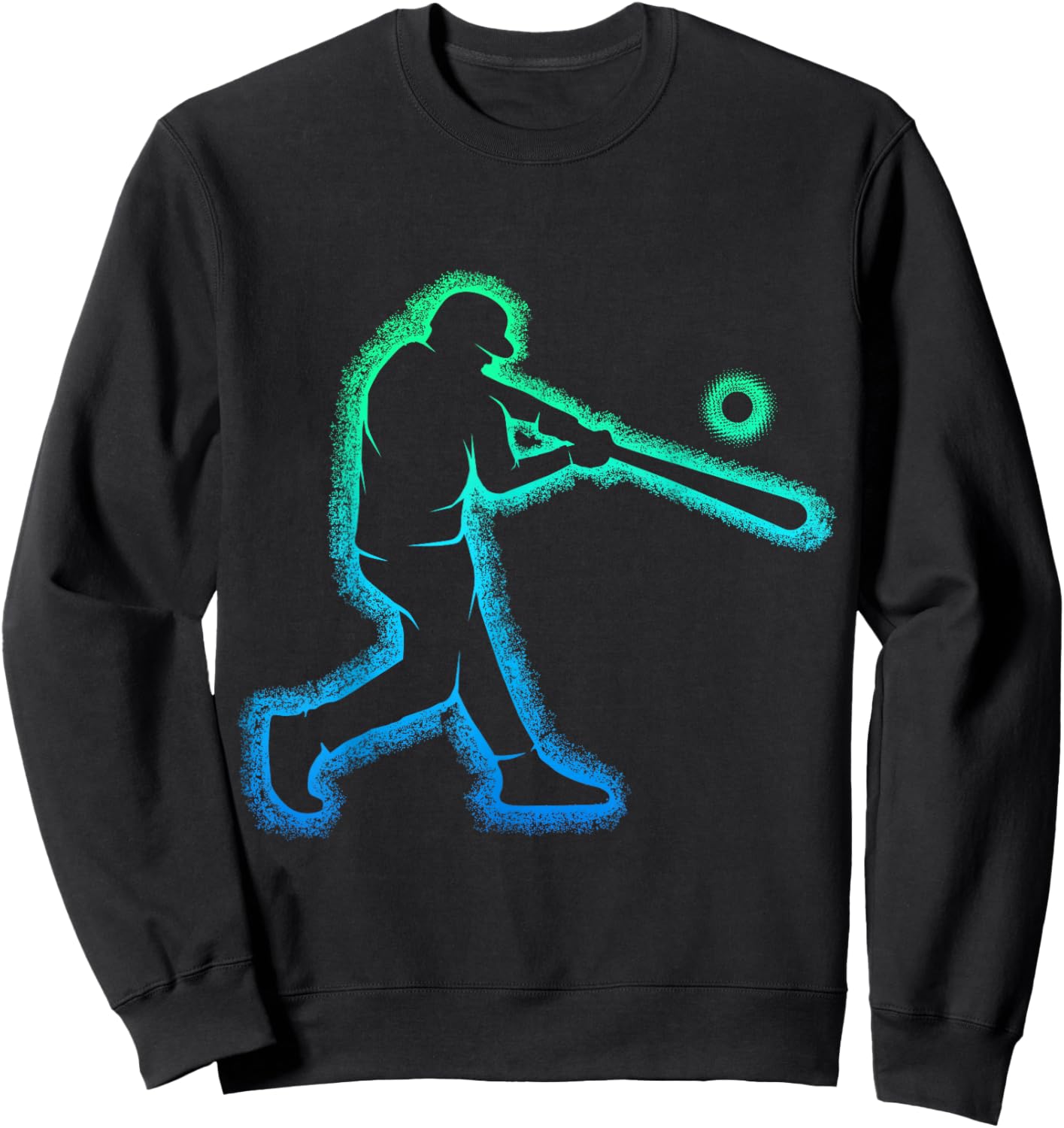 Baseball Boys Kids Youth Sweatshirt - Sweatshirt | Black