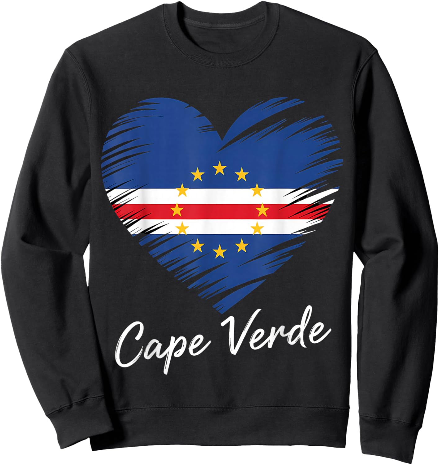 Cape Verde Flag Cabo Verde Cape Verdean Roots Sweatshirt - Sweatshirt | Black