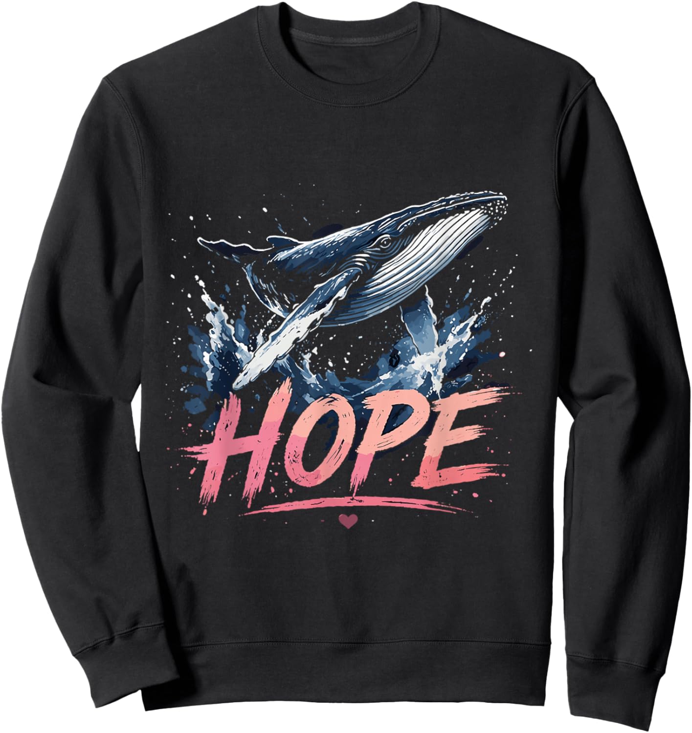 Timmy (Hope) der Buckelwal - Team Timmy Sweatshirt - Sweatshirt | Black