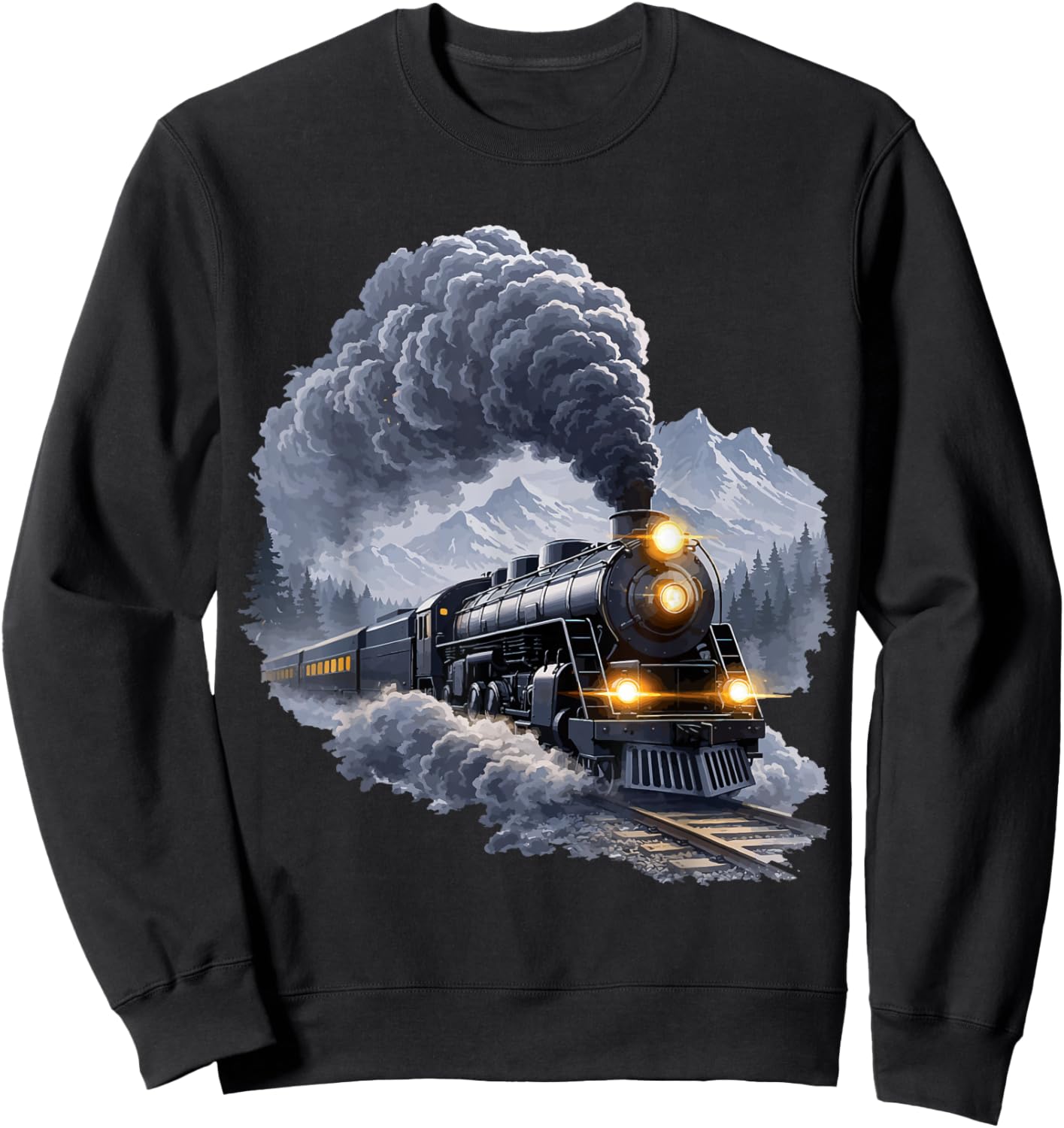 Train de Locomotive Sweatshirt - Sweatshirt | Black