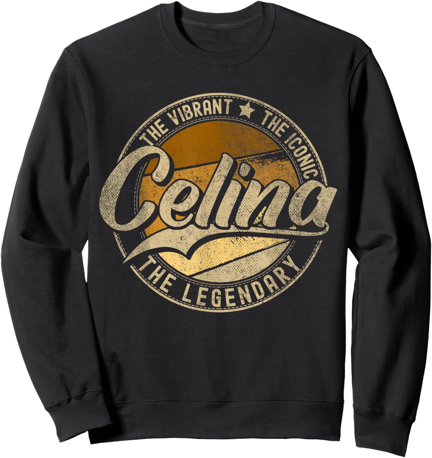 Celina TX | Texas | Vintage Distressed Sweatshirt - Sweatshirt | Black