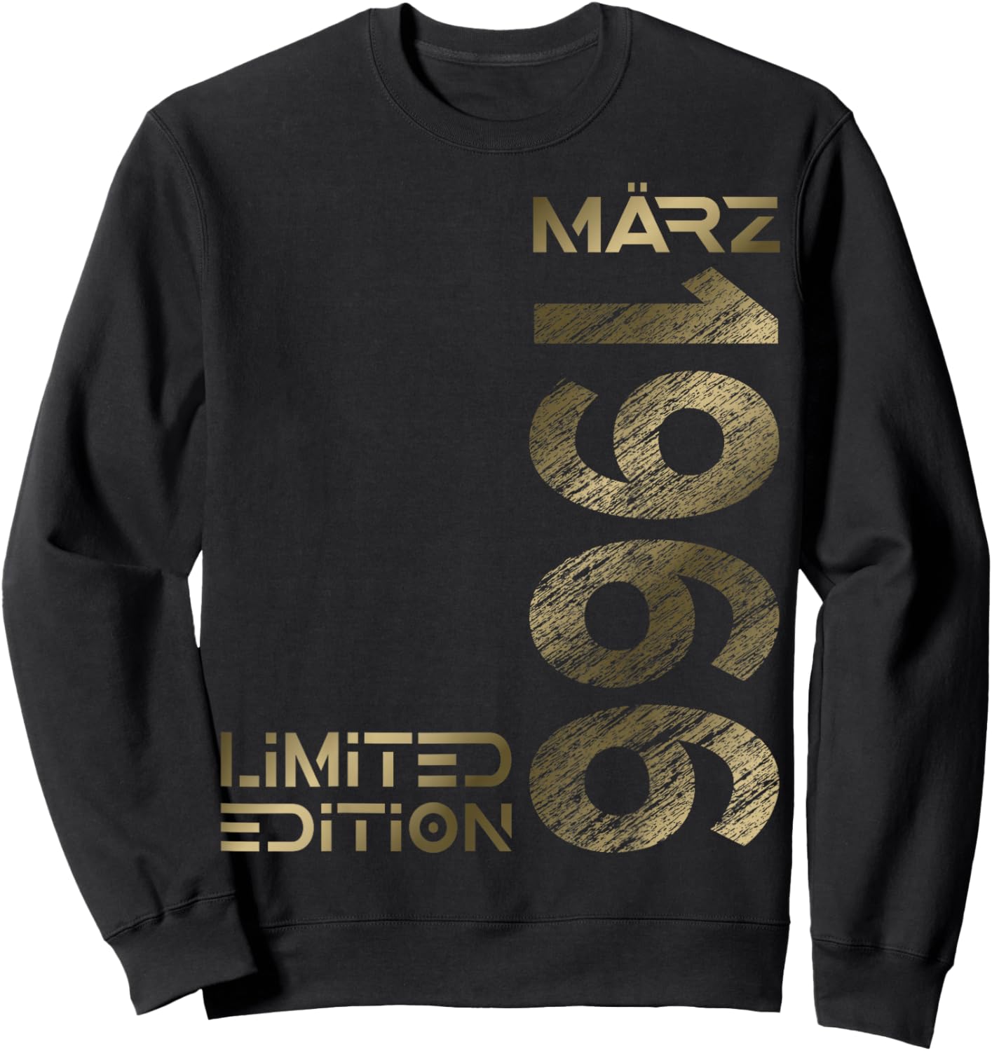 March 1966 Man Woman 60th Birthday Limited Edition Sweatshirt - Sweatshirt | Black