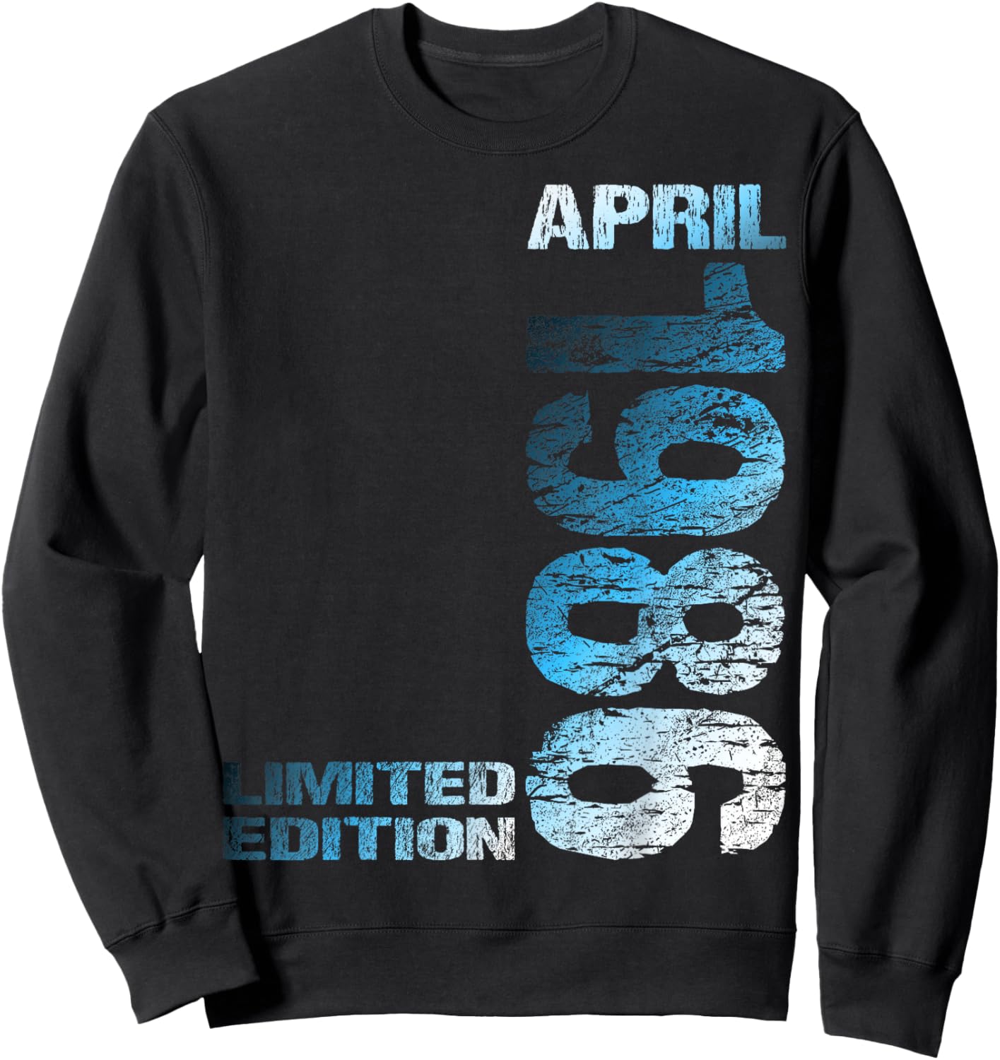Limited Edition April 1986 Mann Frau 40. Geburtstag Sweatshirt - Sweatshirt | Black