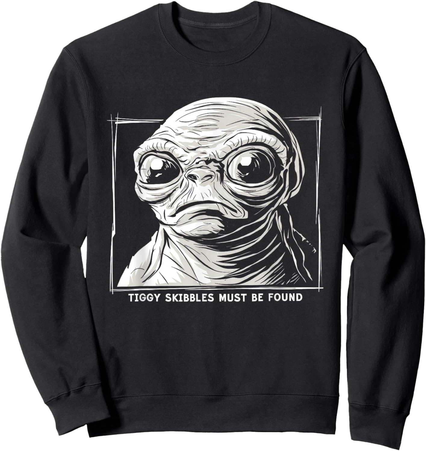 Tiggy Skibbles Must Be Found Sweatshirt - Sweatshirt | Black