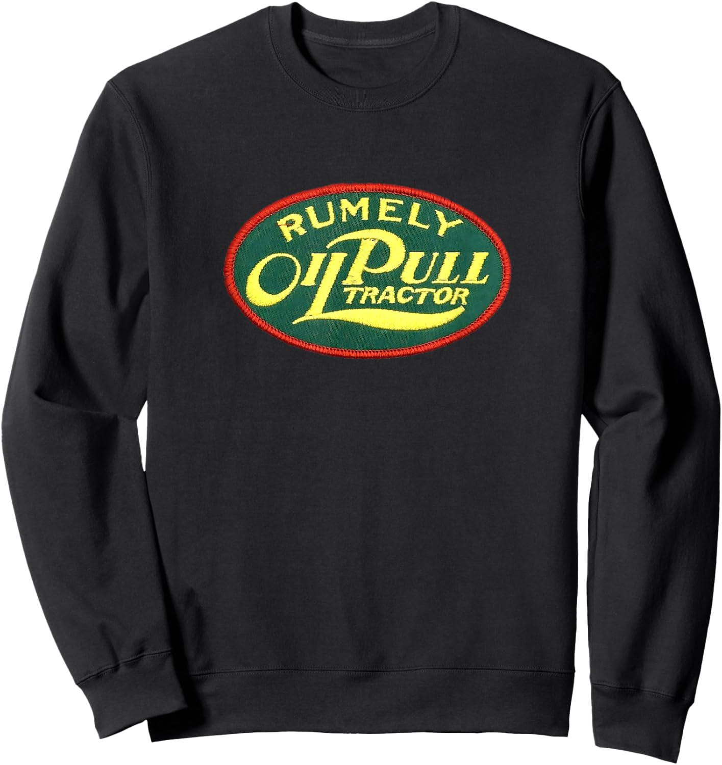 Vintage Rumely Oil Pull Tractor Enthusiast Sweatshirt - Sweatshirt | Black