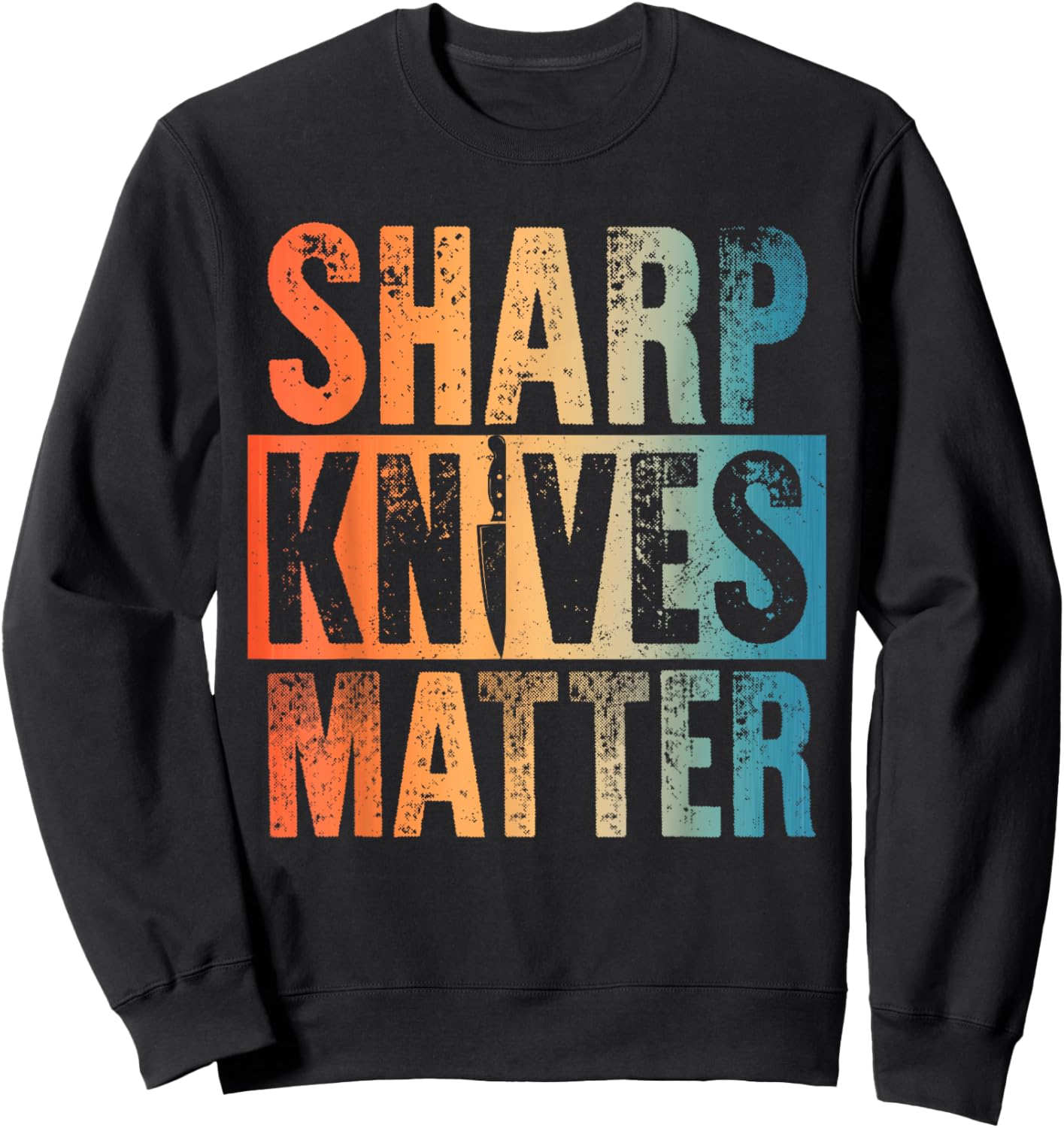 Chef Art Women Knive Lover Hotel Cook Pastry Chef Sweatshirt - Sweatshirt | Black