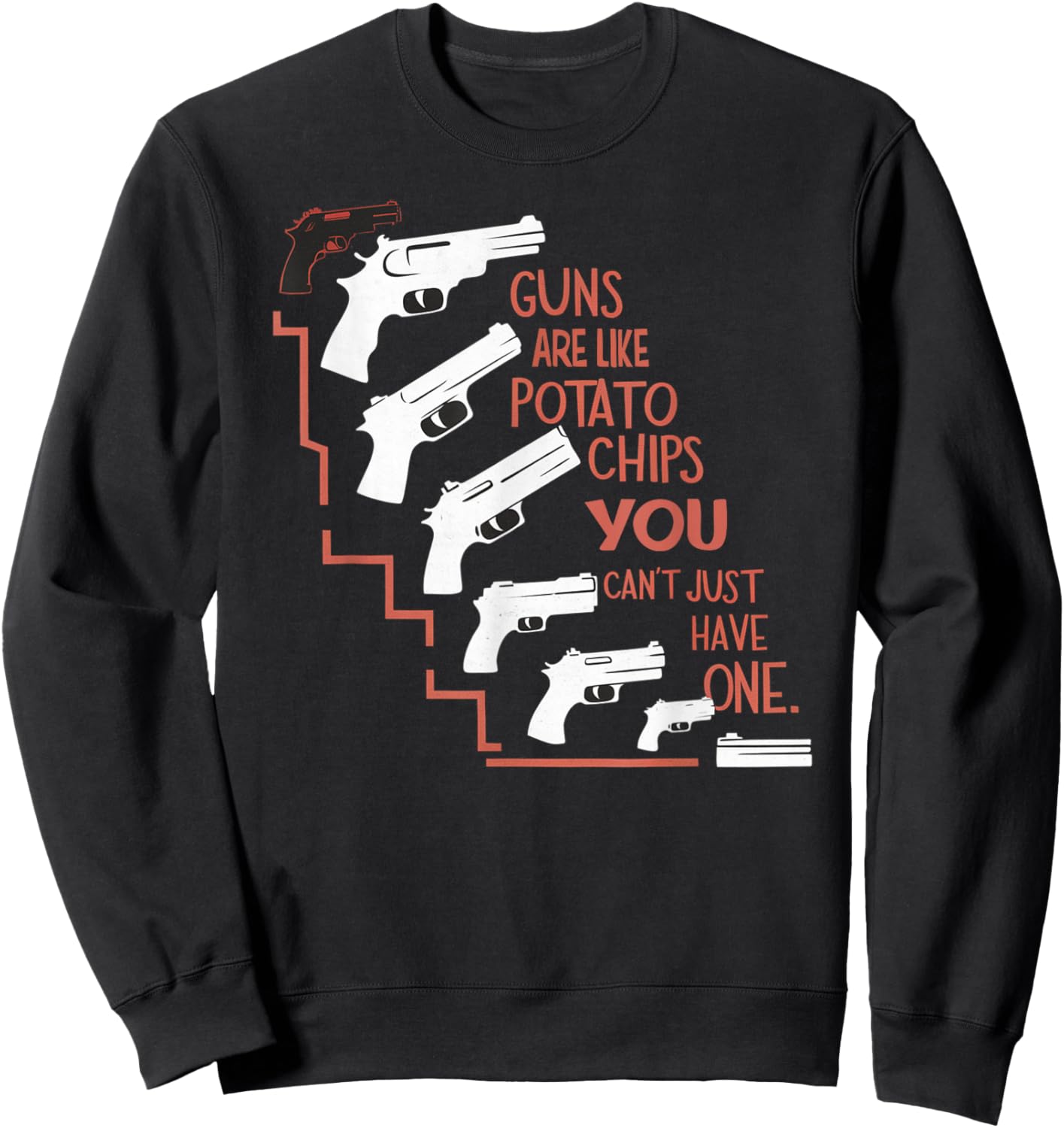Firearm Saying Guns Collecting Machine Gun Quote Sweatshirt - Sweatshirt | Black