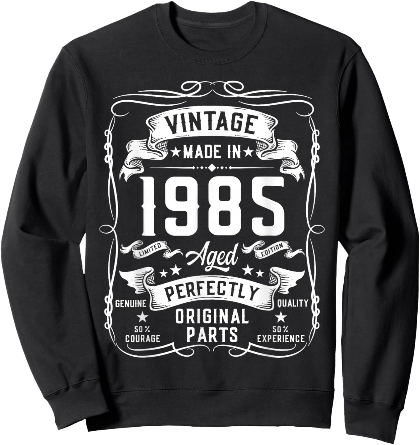 Vintage 1985 41yr 41st Birthday Gifts 41 Years Old Sweatshirt - Sweatshirt | Black
