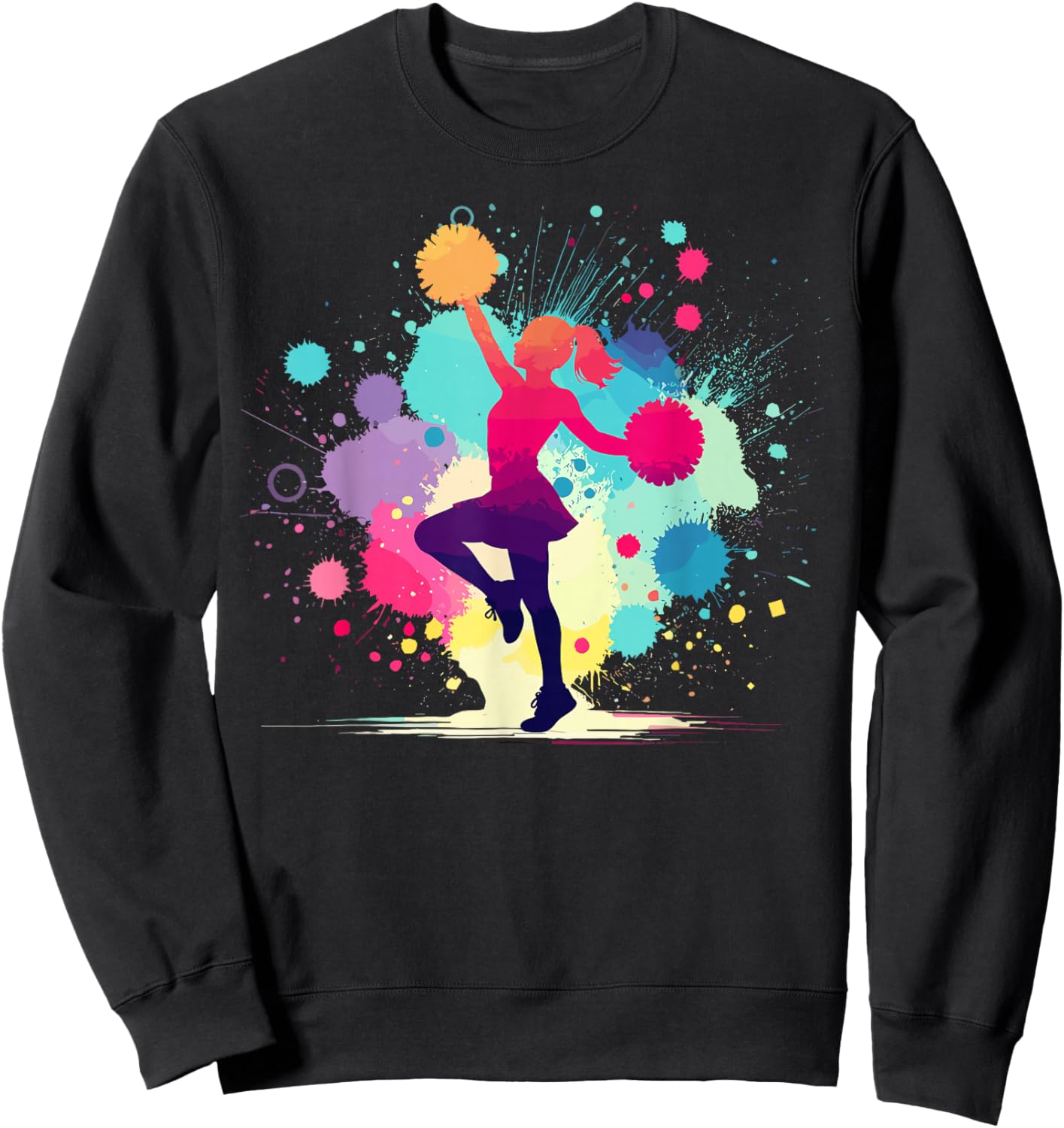 Cheerleader | Cheerleading Graphic, für Mädchen Sweatshirt - Sweatshirt | Black