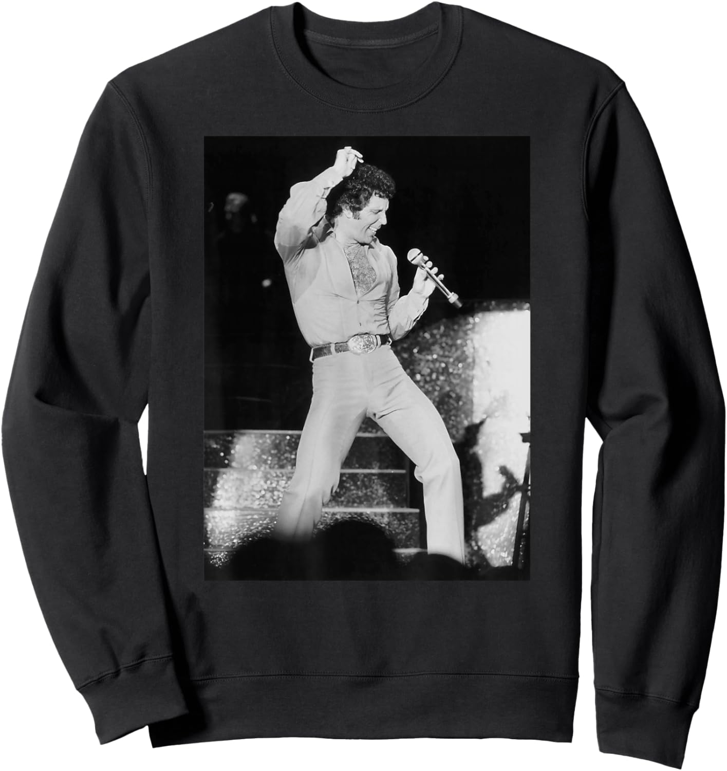 Tom Jones Live Lake Tahoe Nevada 1983 Sweatshirt - Sweatshirt | Black