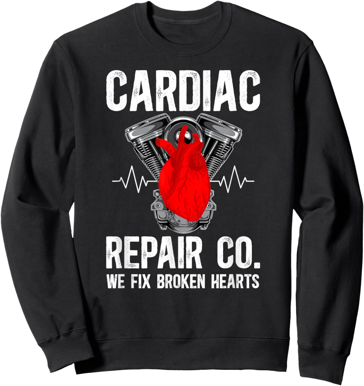 Cardiac Repair Co Cath Lab Technologist Cath Laboratory Tech Sweatshirt - Sweatshirt | Black