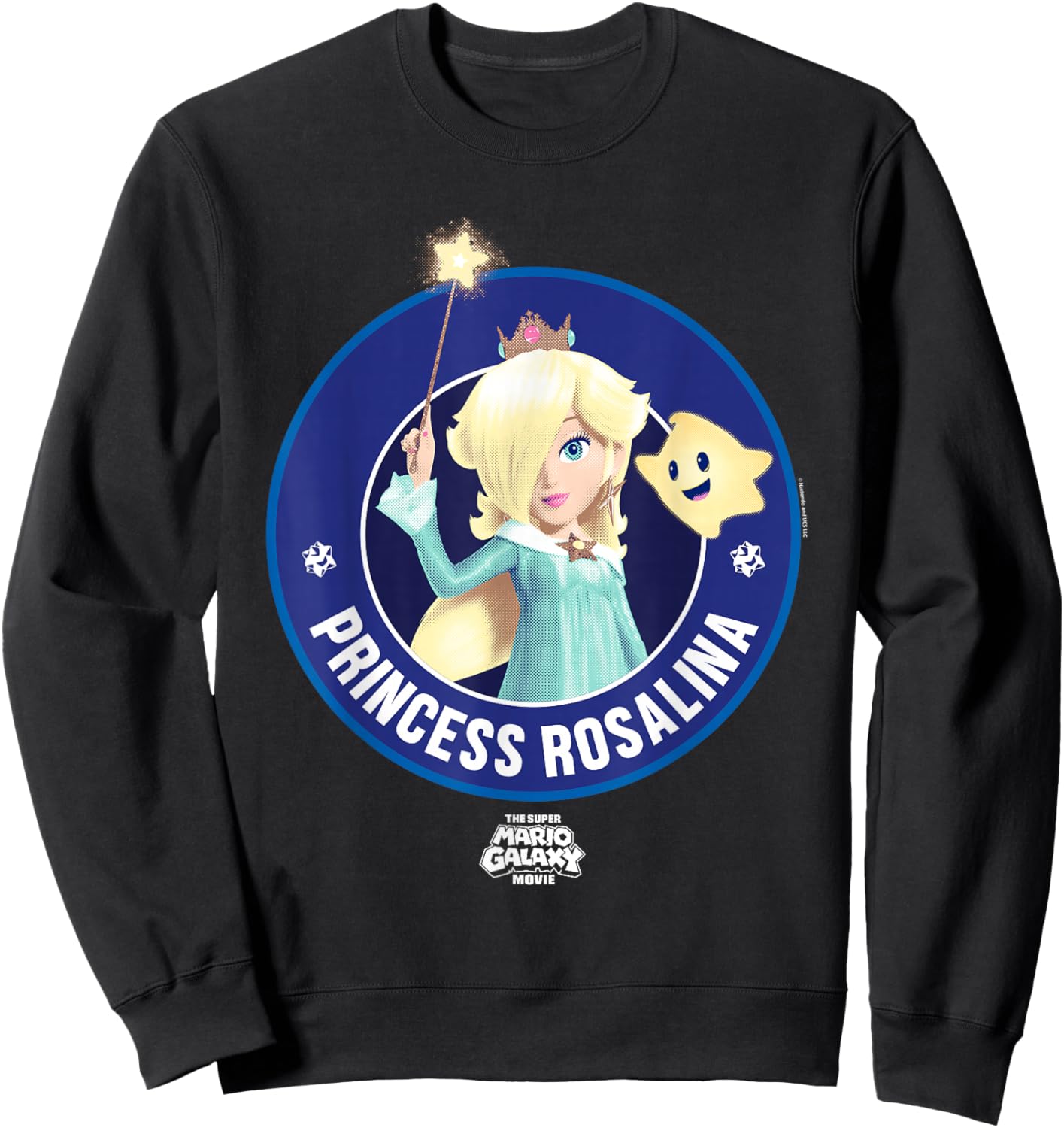 The Super Mario Galaxy Movie Princess Rosalina Galaxy Wand Sweatshirt - Sweatshirt | Black