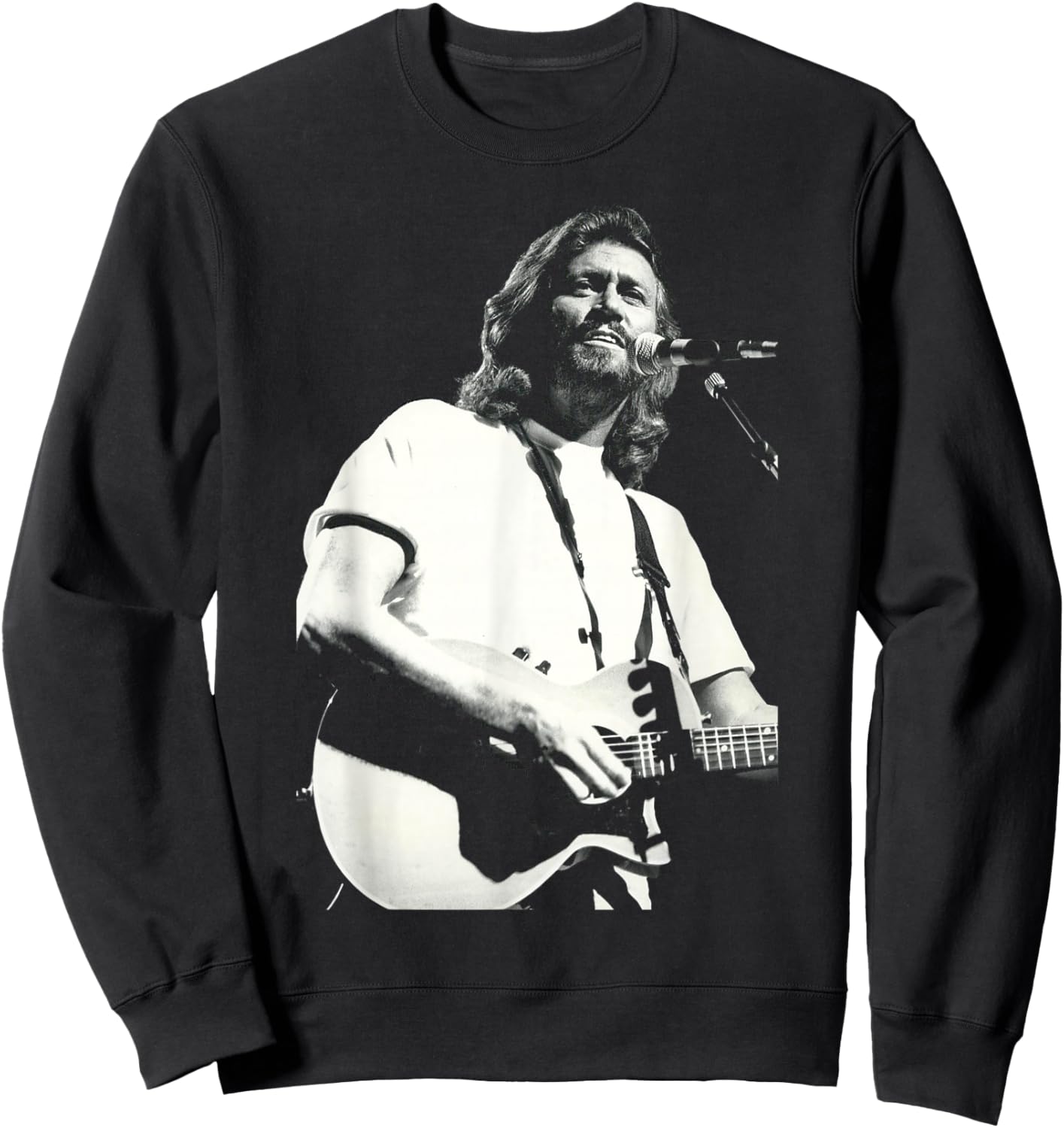 Barry Gibb Bee Gees One for All World Tour 1989 Sweatshirt - Sweatshirt | Black