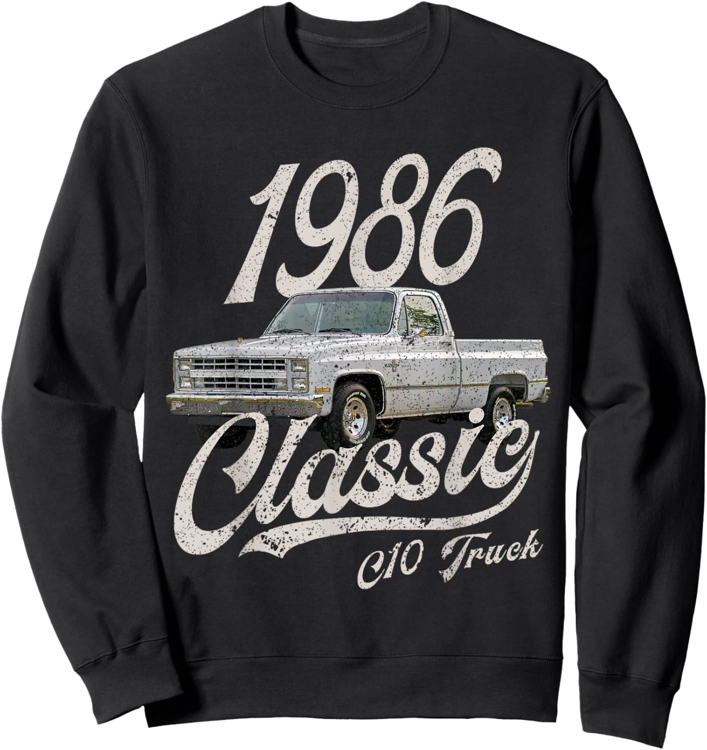 1986 86 C10 Truck Sweatshirt - Sweatshirt | Black