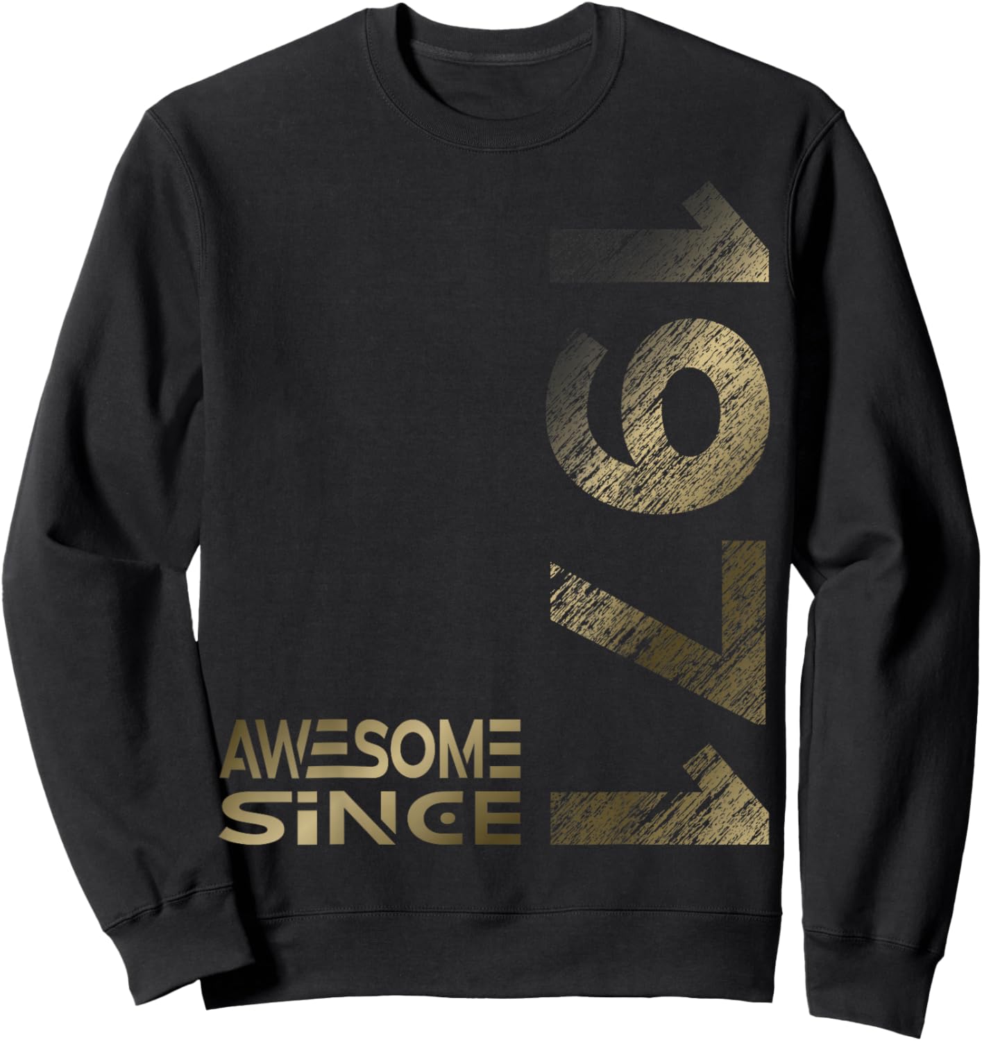 Awesome since 1971 55th Birthday Sweatshirt - Sweatshirt | Black