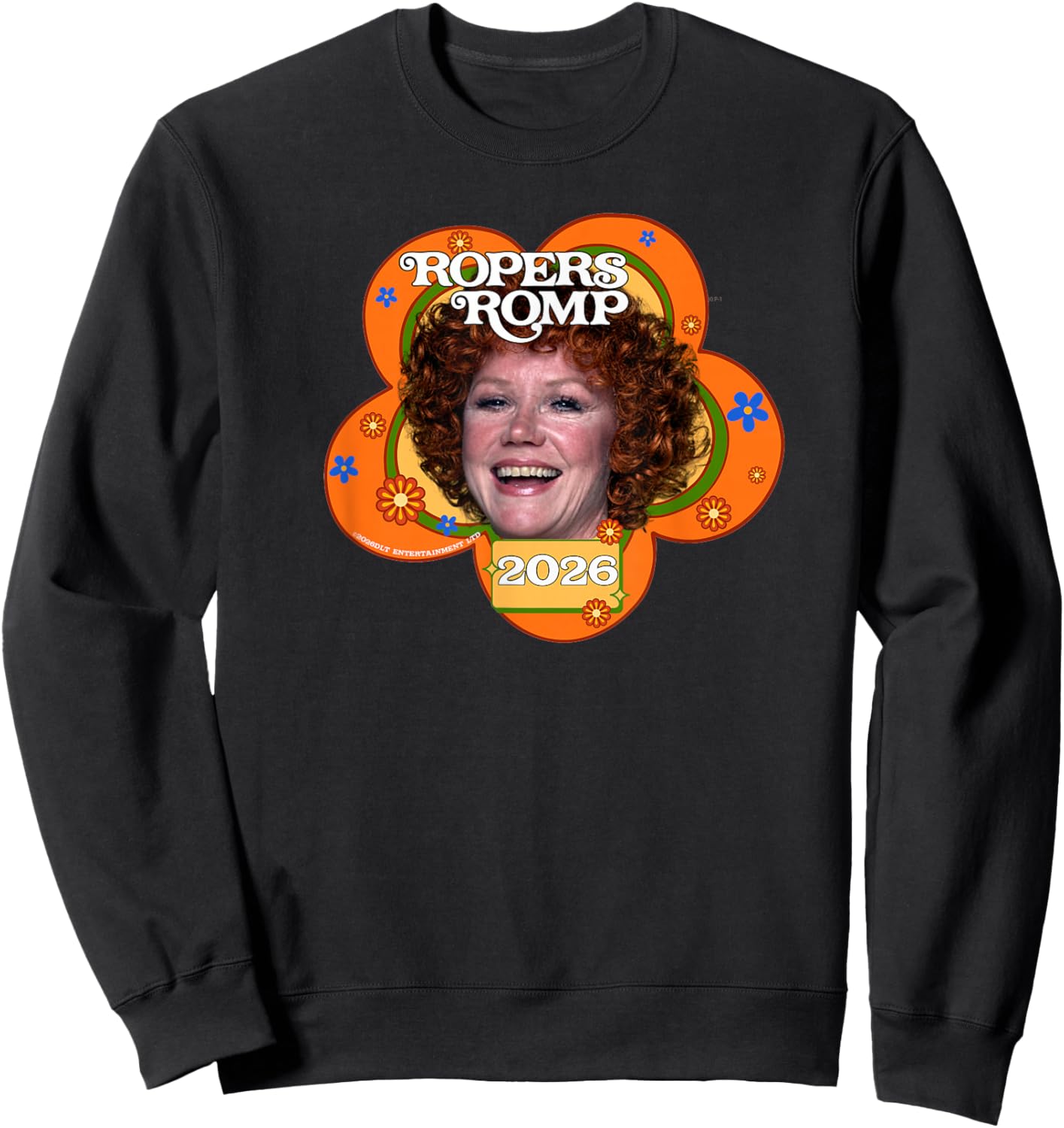 Roper’s Romp Three’s Company Design Sweatshirt - Sweatshirt | Black
