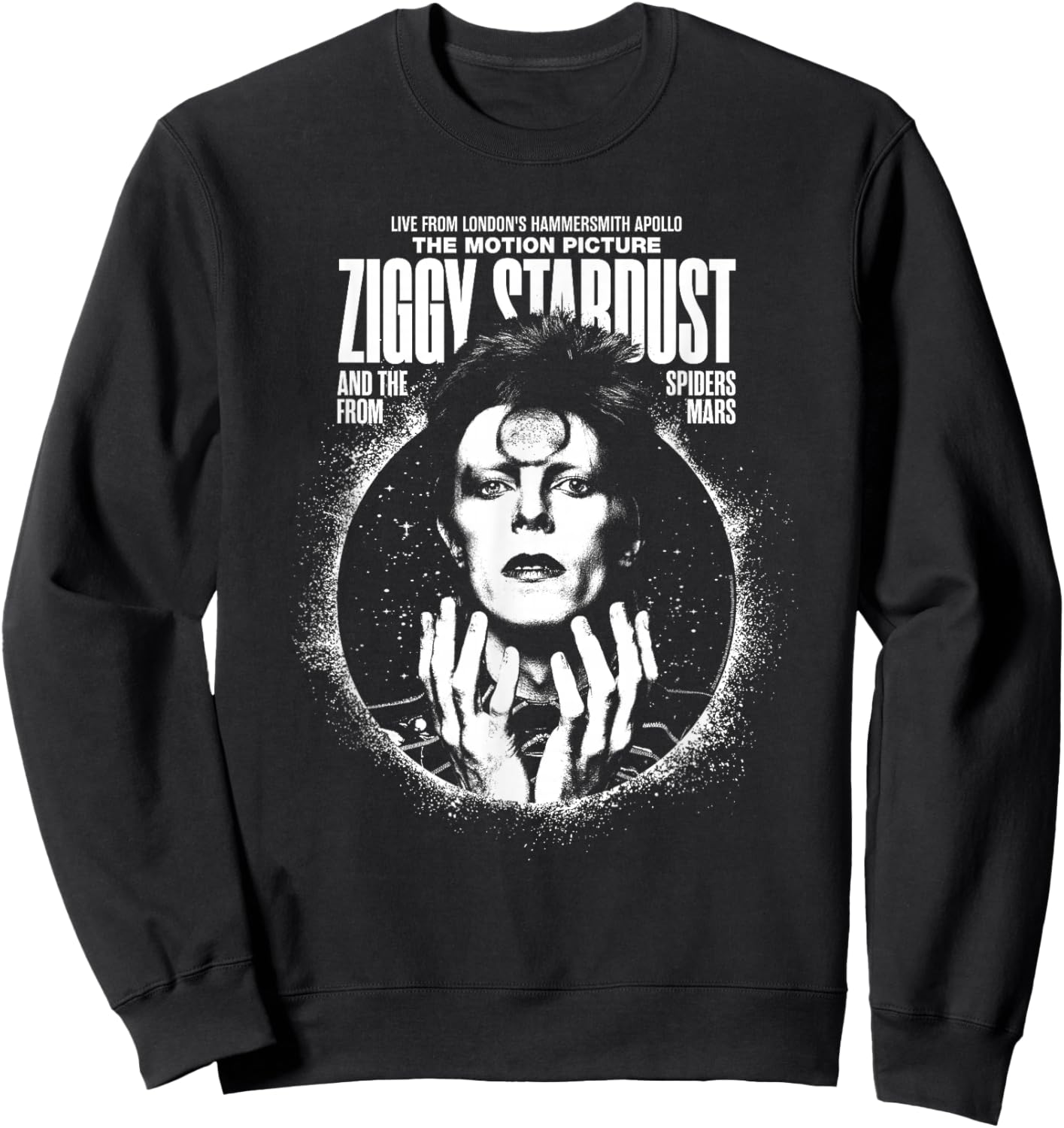 David Bowie Ziggy Stardust The Motion Picture Sukita Photo Sweatshirt - Sweatshirt | Black