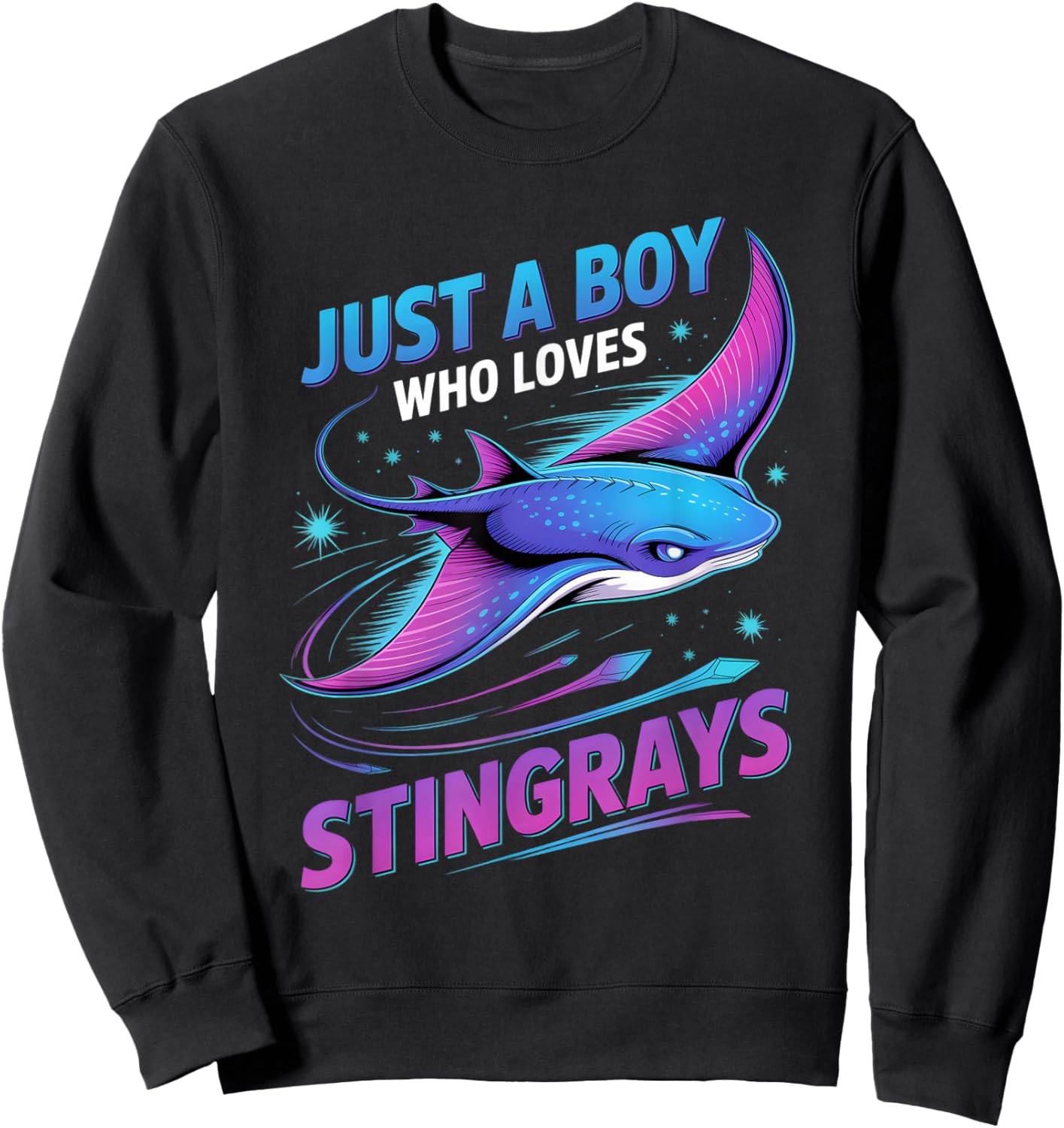 Boys Stingray Sweatshirt - Sweatshirt | Black
