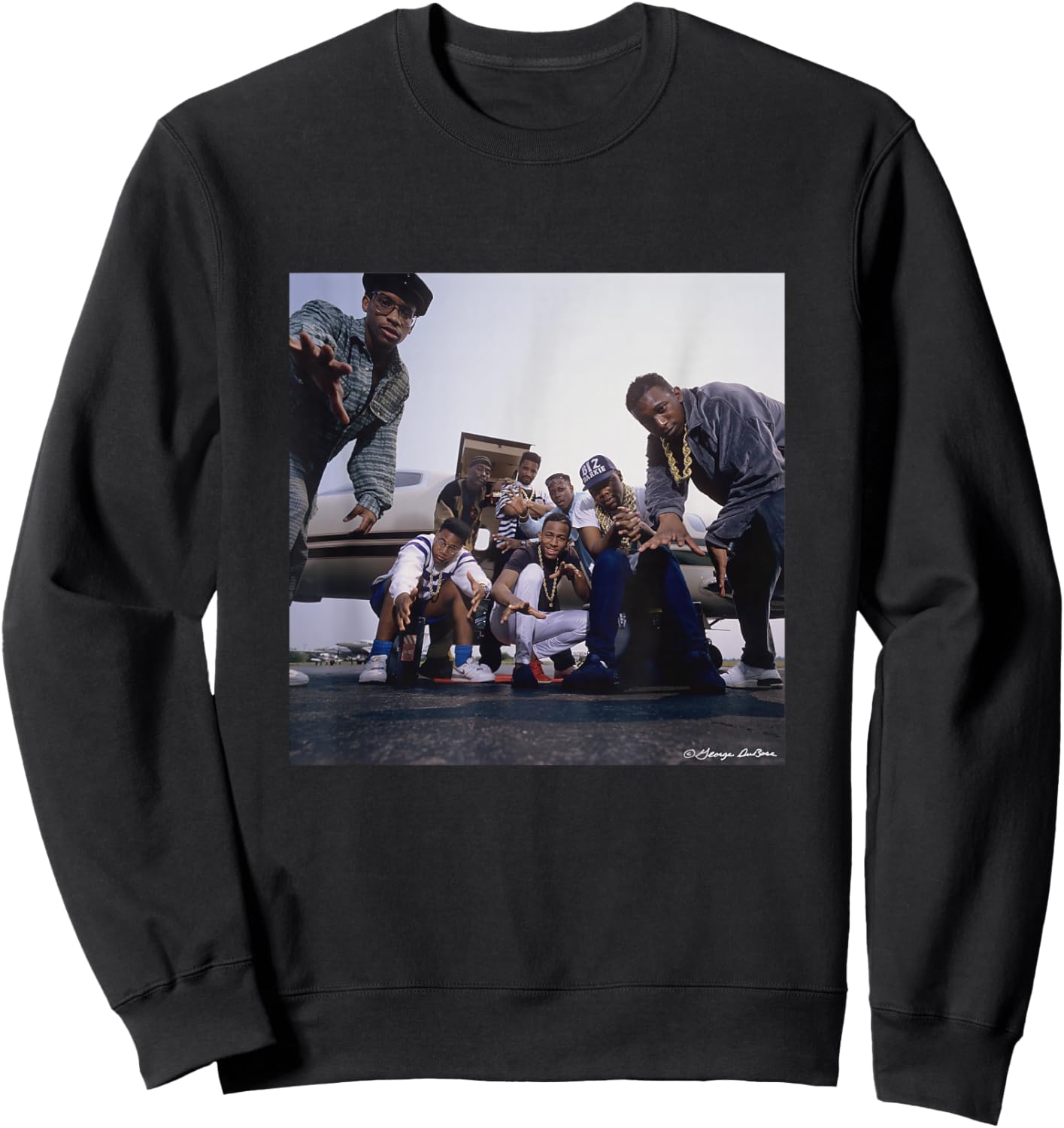 The Juice Crew Allstars Hip Hop Group By George DuBose Sweatshirt - Sweatshirt | Black
