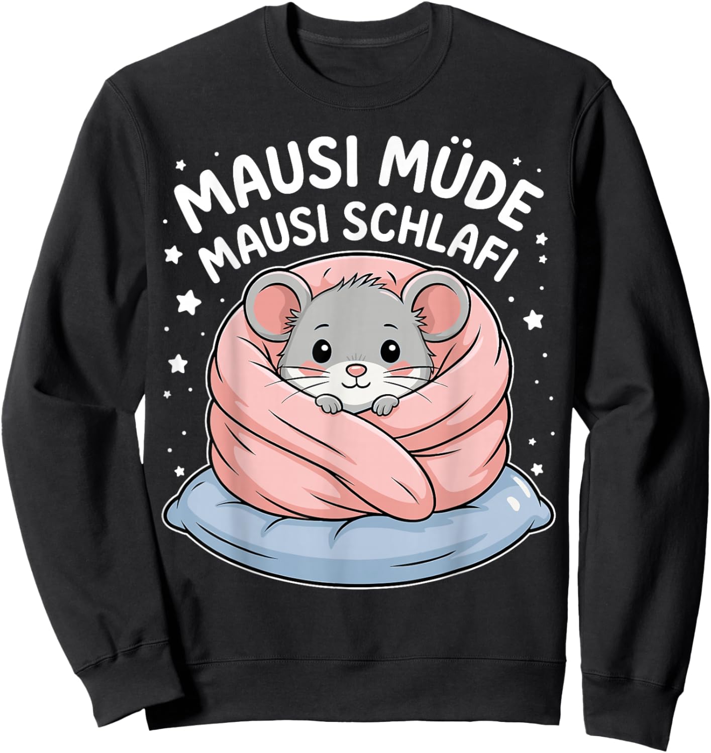 Maui Müde Maui Sleep X Sleep Shirt Night Sweatshirt - Sweatshirt | Black