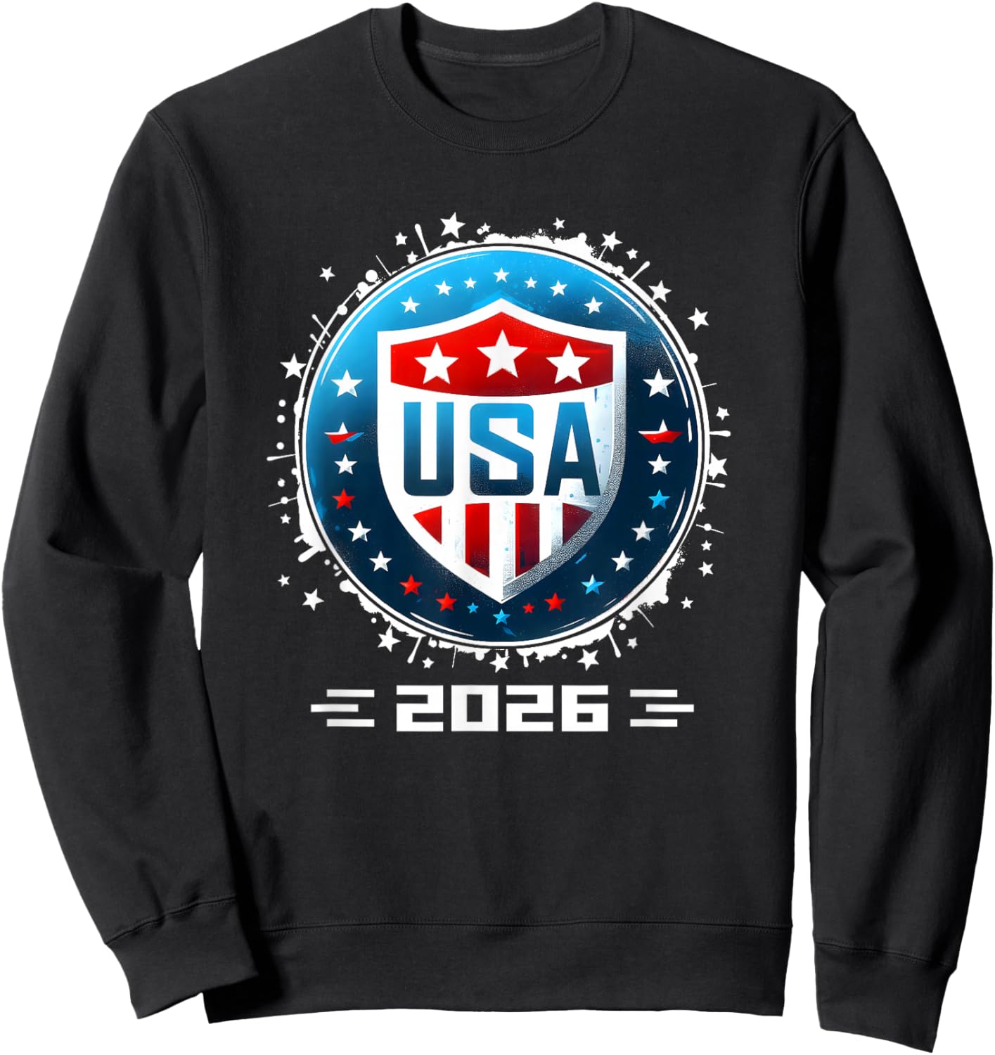 USA 2026 Go United States Sport USA Team 2026 USA Sweatshirt - Sweatshirt | Black