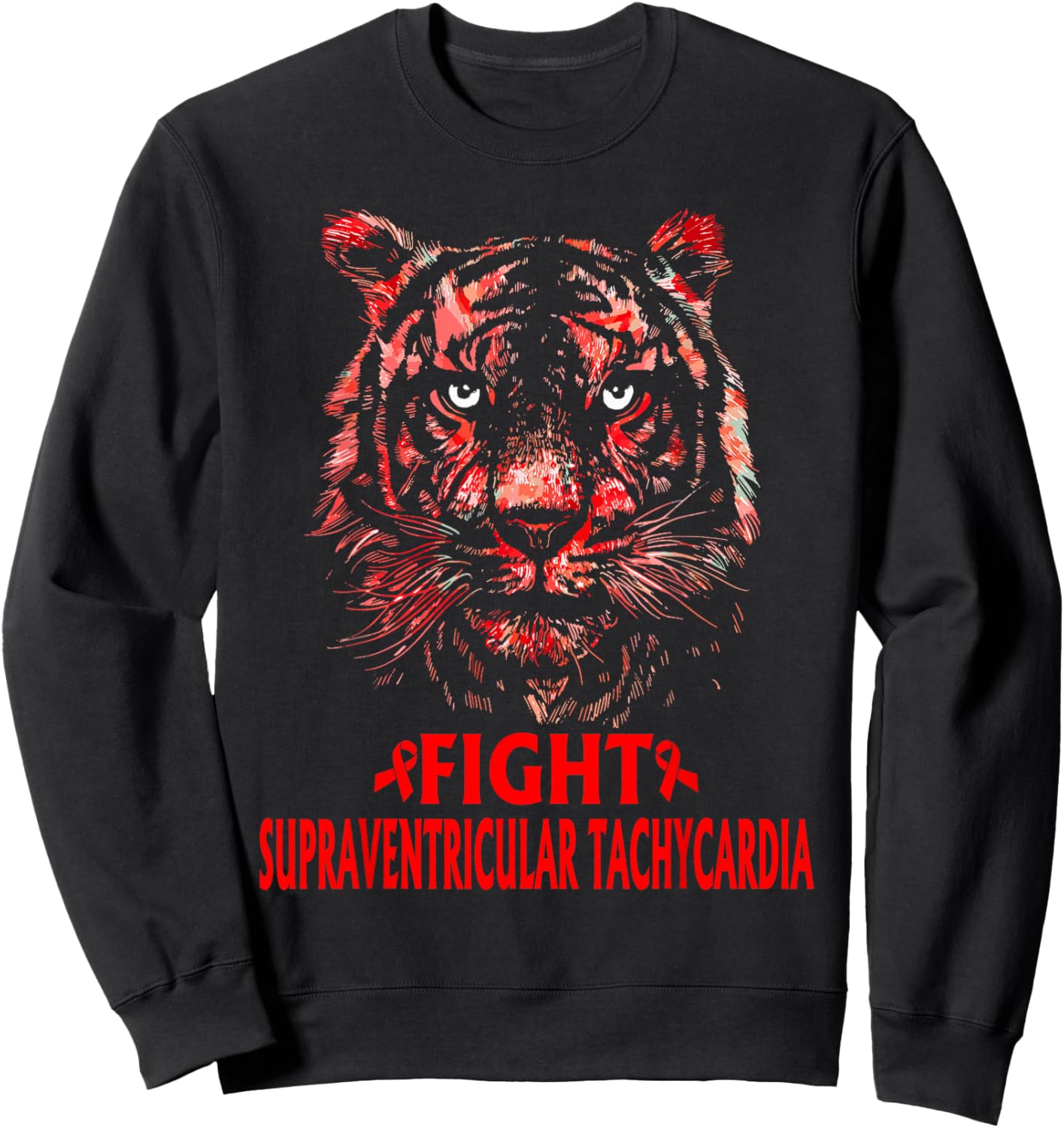Supraventricular tachycardia SVT Awareness, Fight SVT Sweatshirt - Sweatshirt | Black