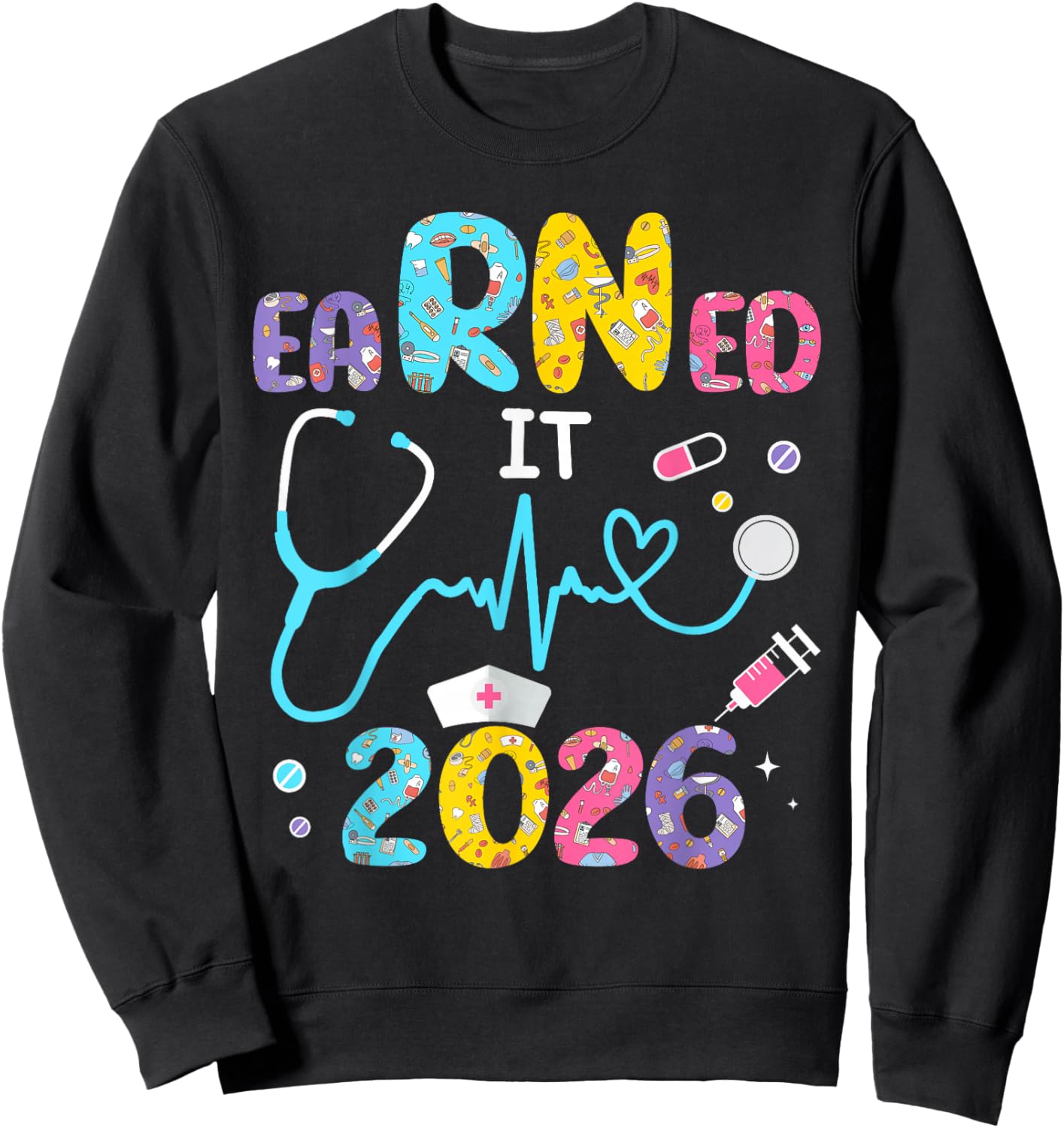 T-Shirt Sweatshirt - Sweatshirt | Black