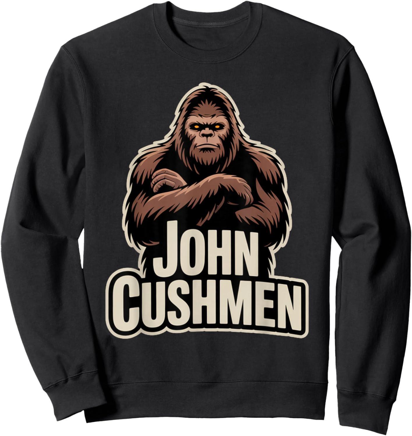 Cuchmen Bigfoot Design Sweatshirt - Sweatshirt | Black