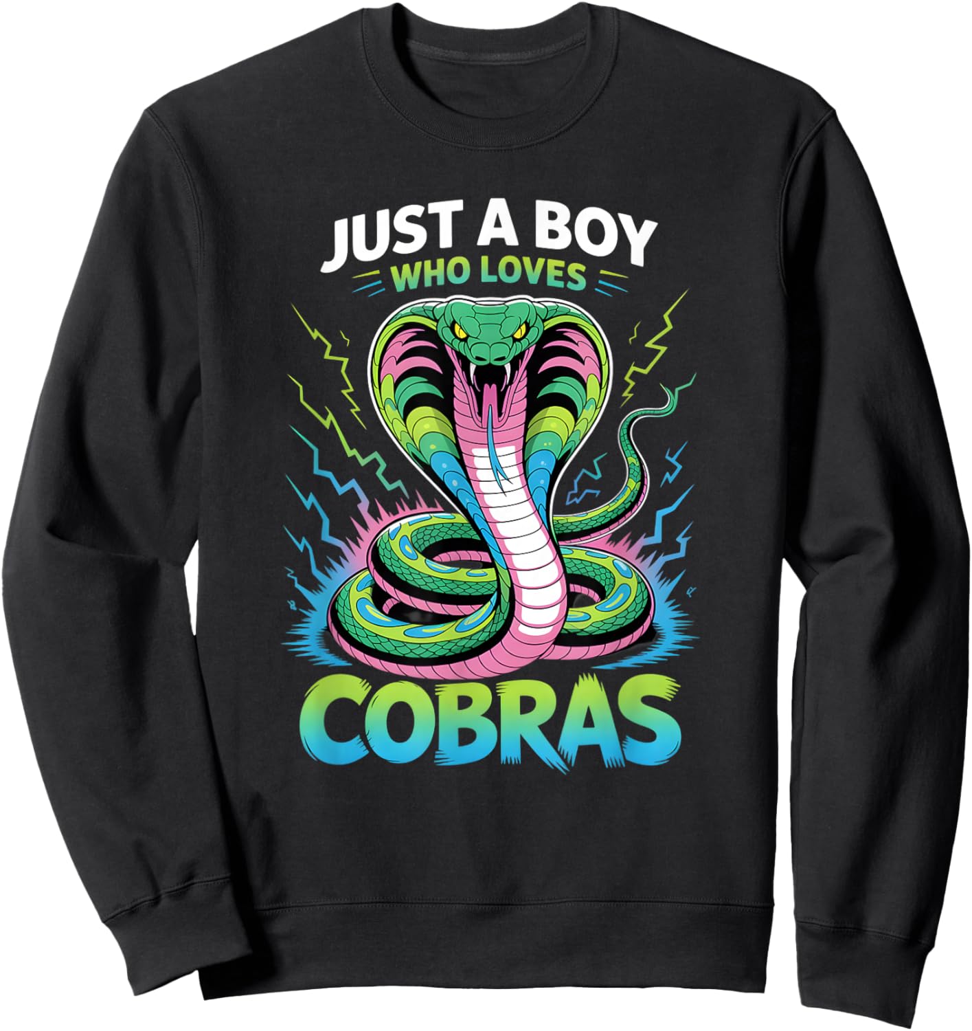Boys Cobra Sweatshirt - Sweatshirt | Black