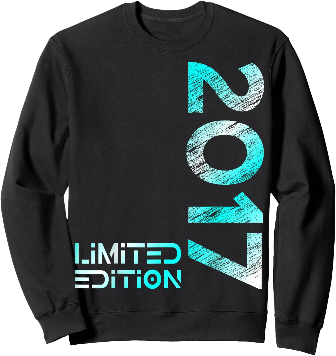 Limited Edition Vintage 2017 Boy Girl 9th Birthday Sweatshirt - Sweatshirt | Black
