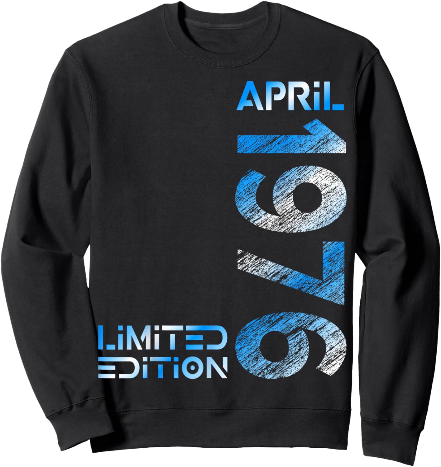 Limited Edition April 1976 Mann Frau 50. Geburtstag Sweatshirt - Sweatshirt | Black