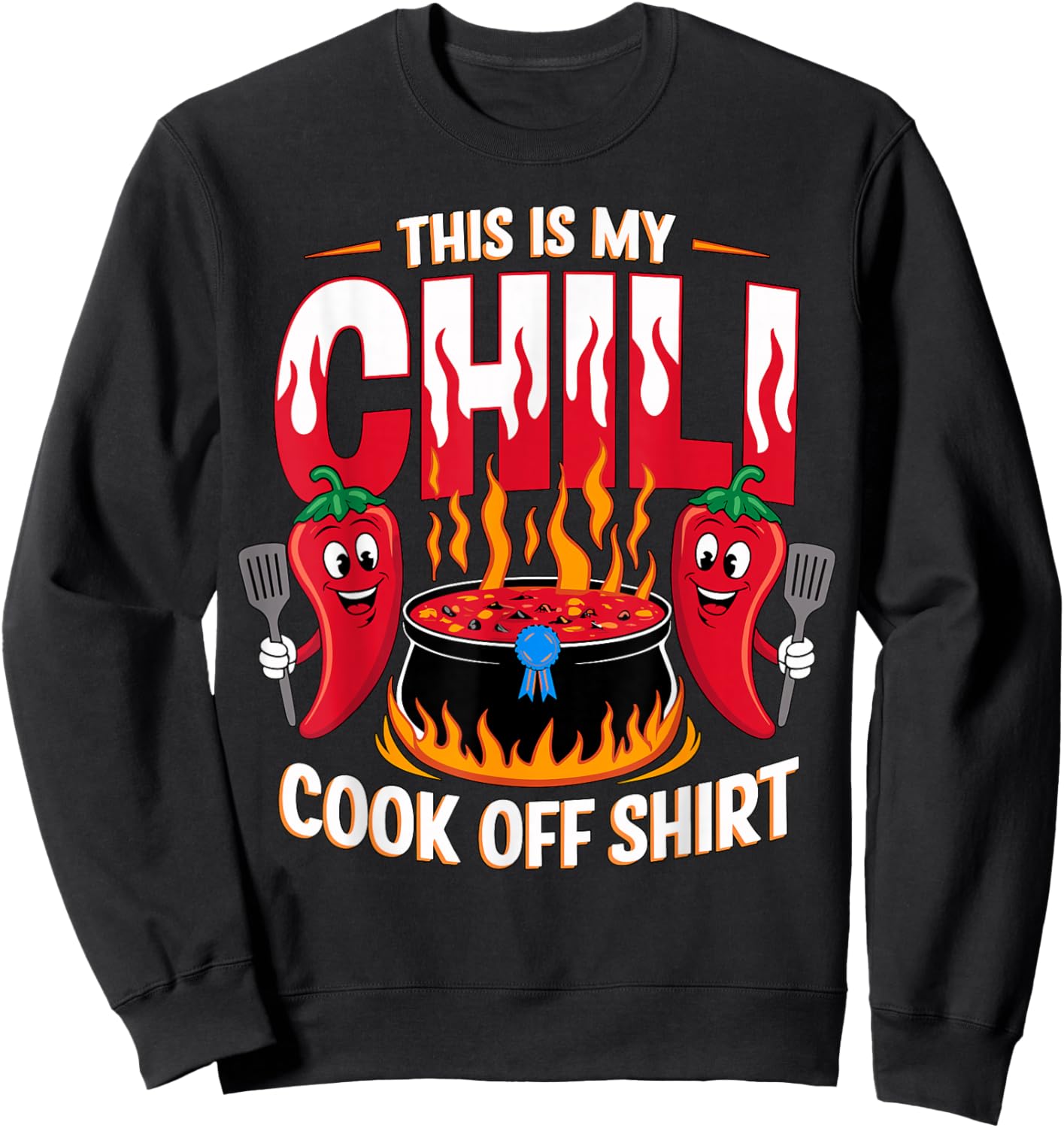 This is My Chili Cook Off Sweatshirt - Sweatshirt | Black