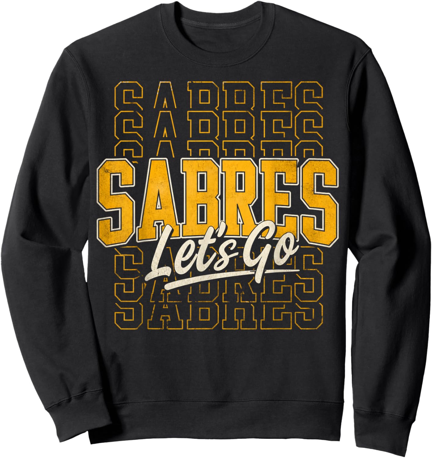 Vintage Sabres Retro Classic Gifts Women Kids Sweatshirt - Sweatshirt | Black