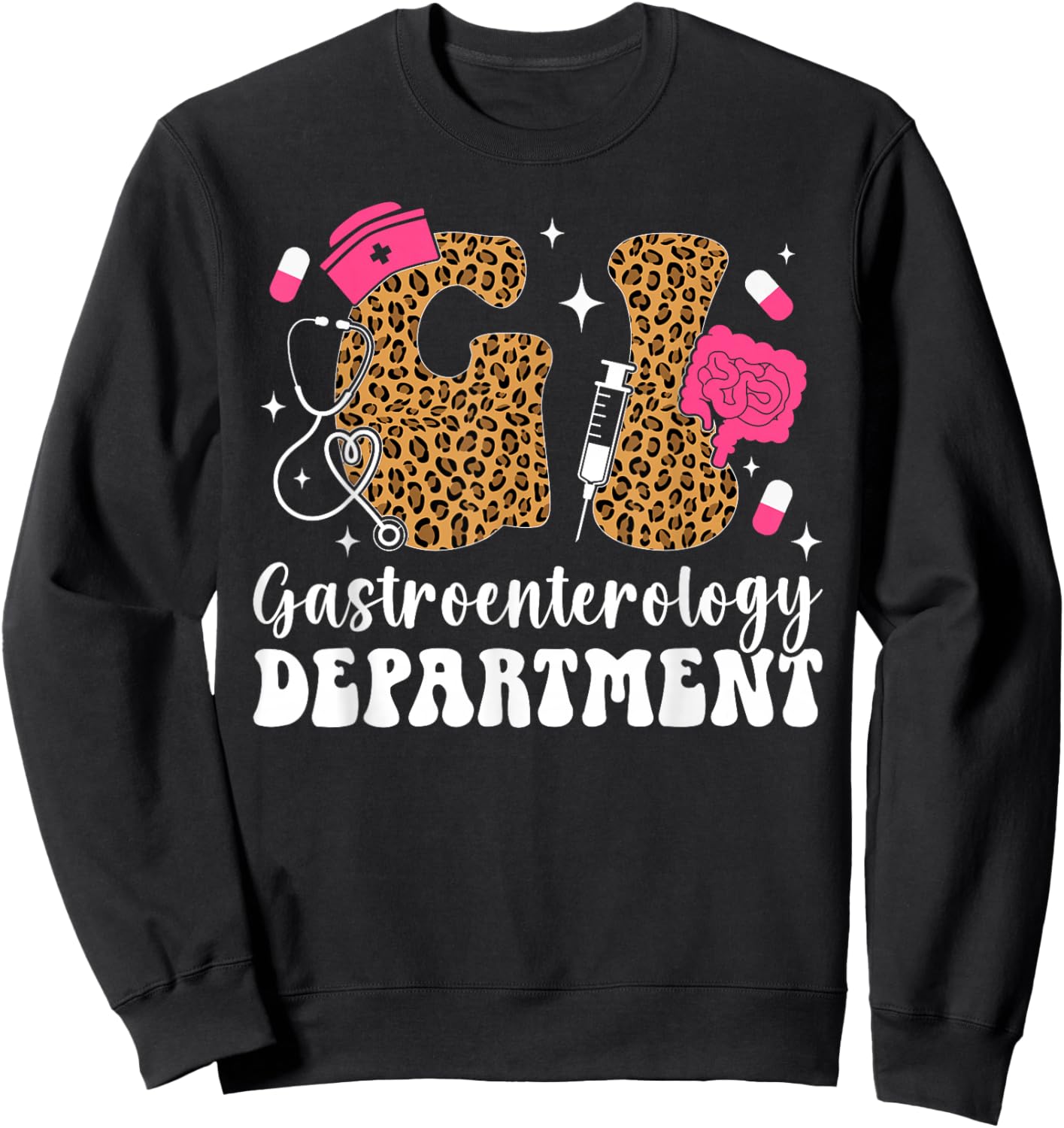 GI Gastroenterology Department GI Nurse Gastro Nurse Sweatshirt - Sweatshirt | Black