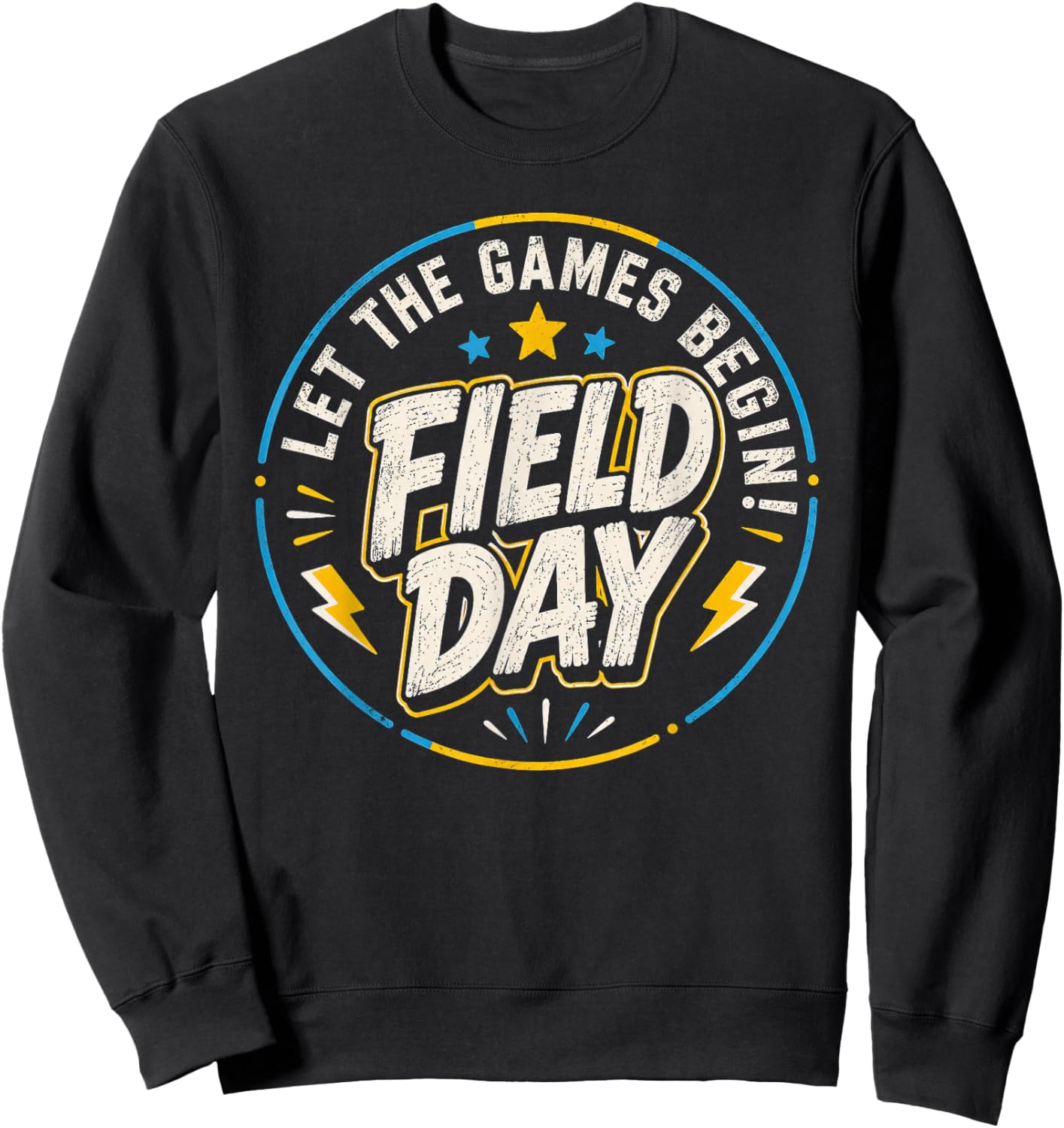 Field Day 2026 Let The Games Begin Teacher Sweatshirt - Sweatshirt | Black
